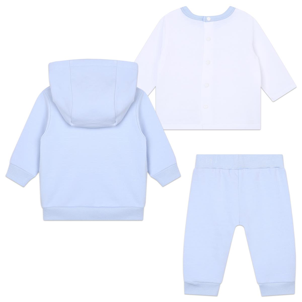 Baby Boys Blue Cotton Set