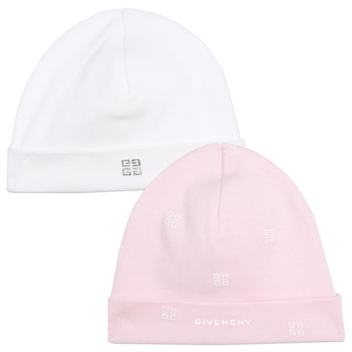 Baby Boys & Girls Pink Hat Set