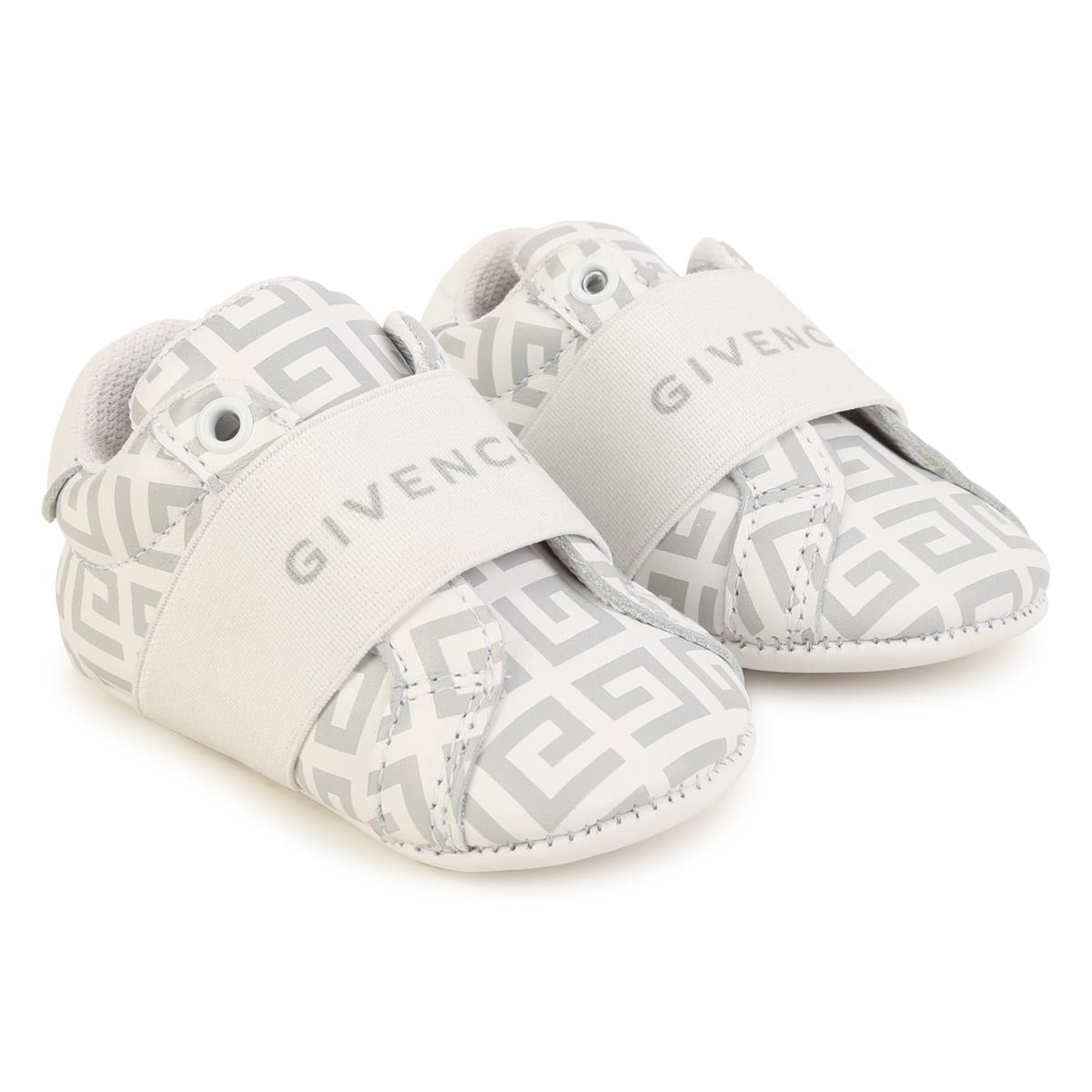 Baby Boys & Girls White Logo Shoes