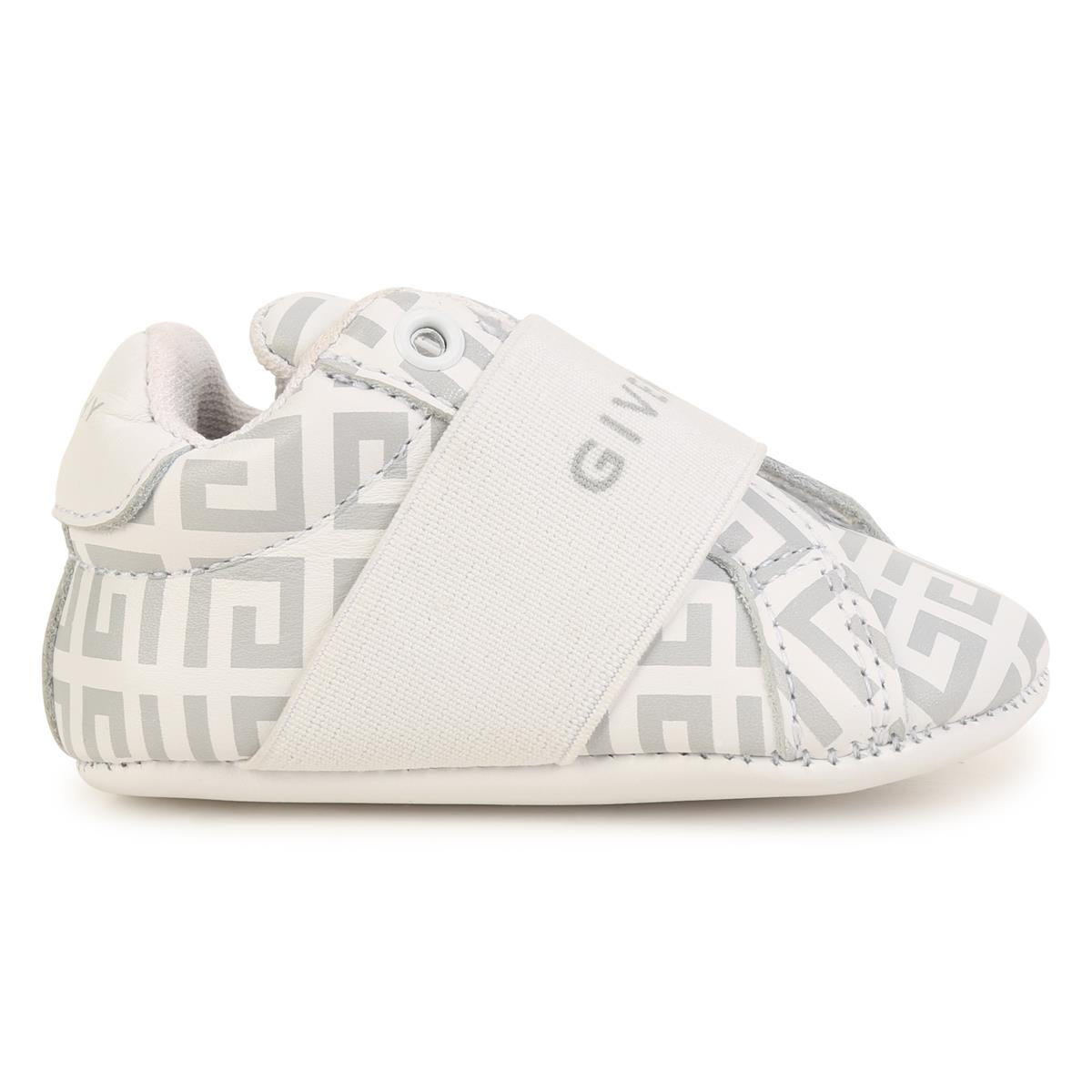 Baby Boys & Girls White Logo Shoes