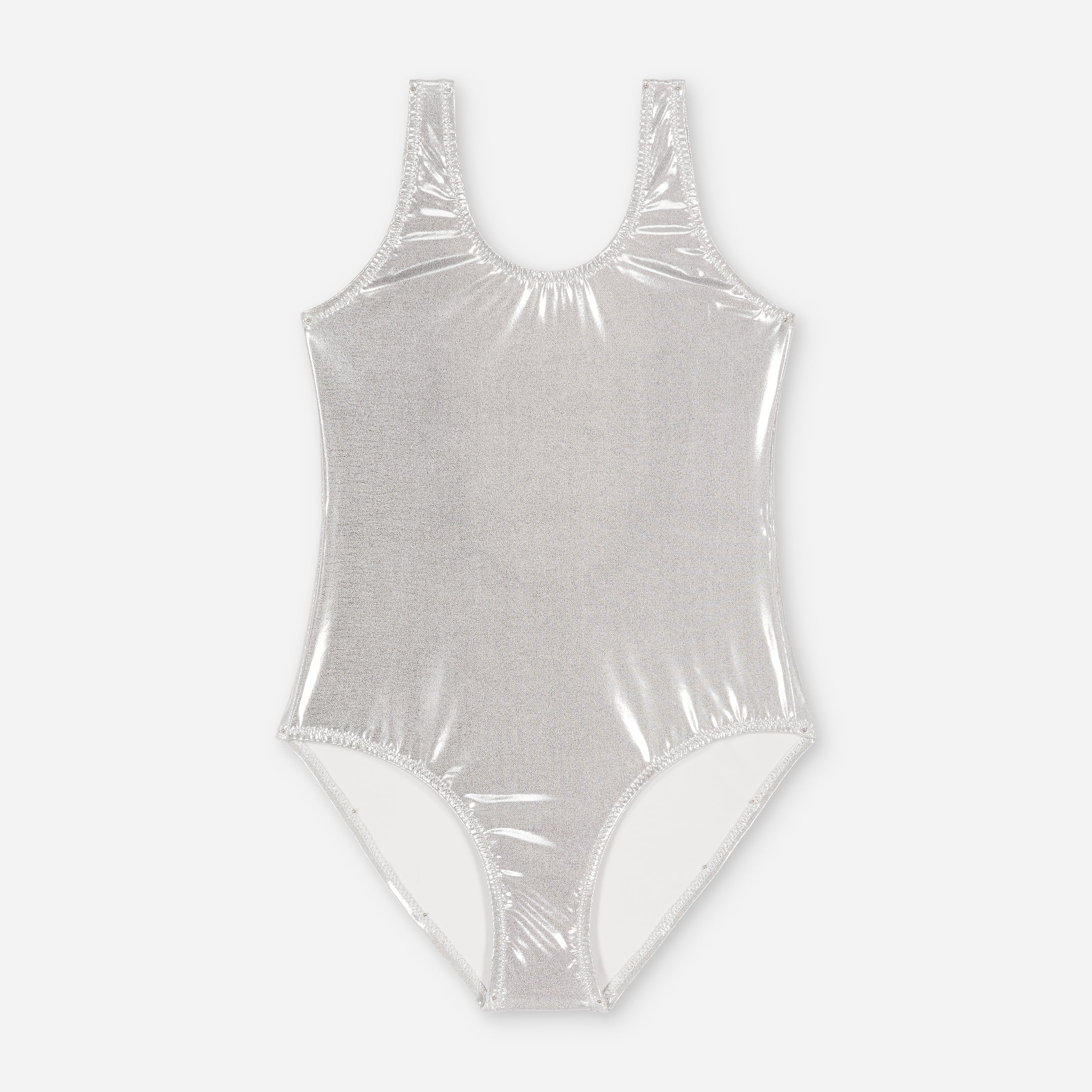 Girls Silver Swimsuit