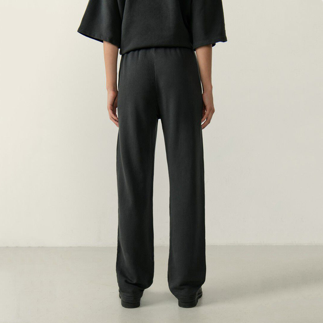 Girls Black Cotton Trousers