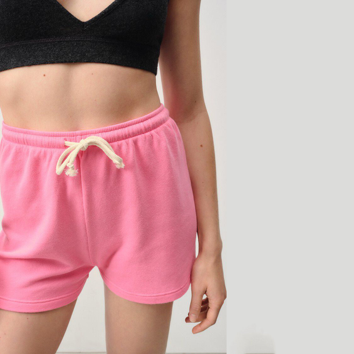 Women Pink Cotton Shorts