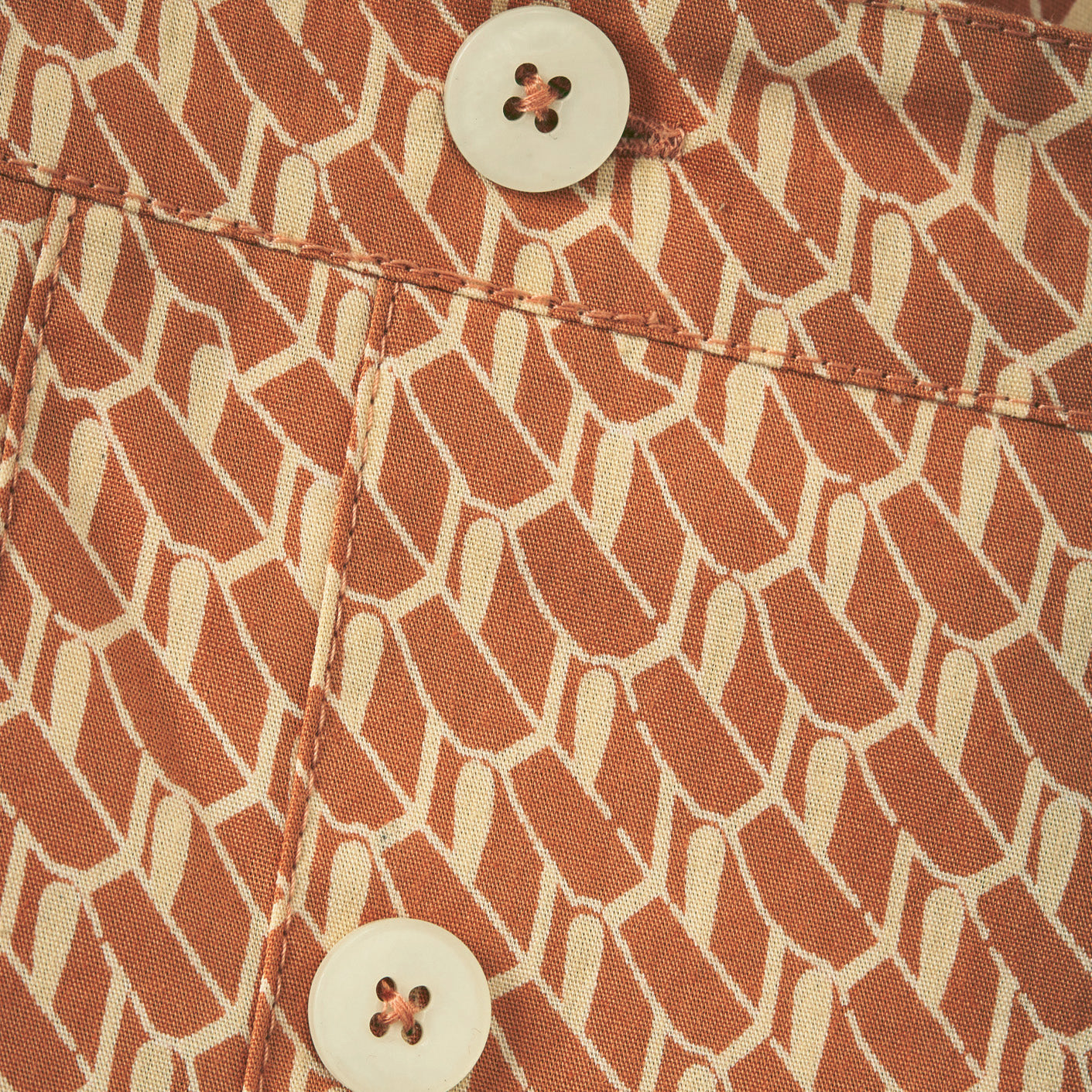 Girls Apricot Printed Strap Skirt