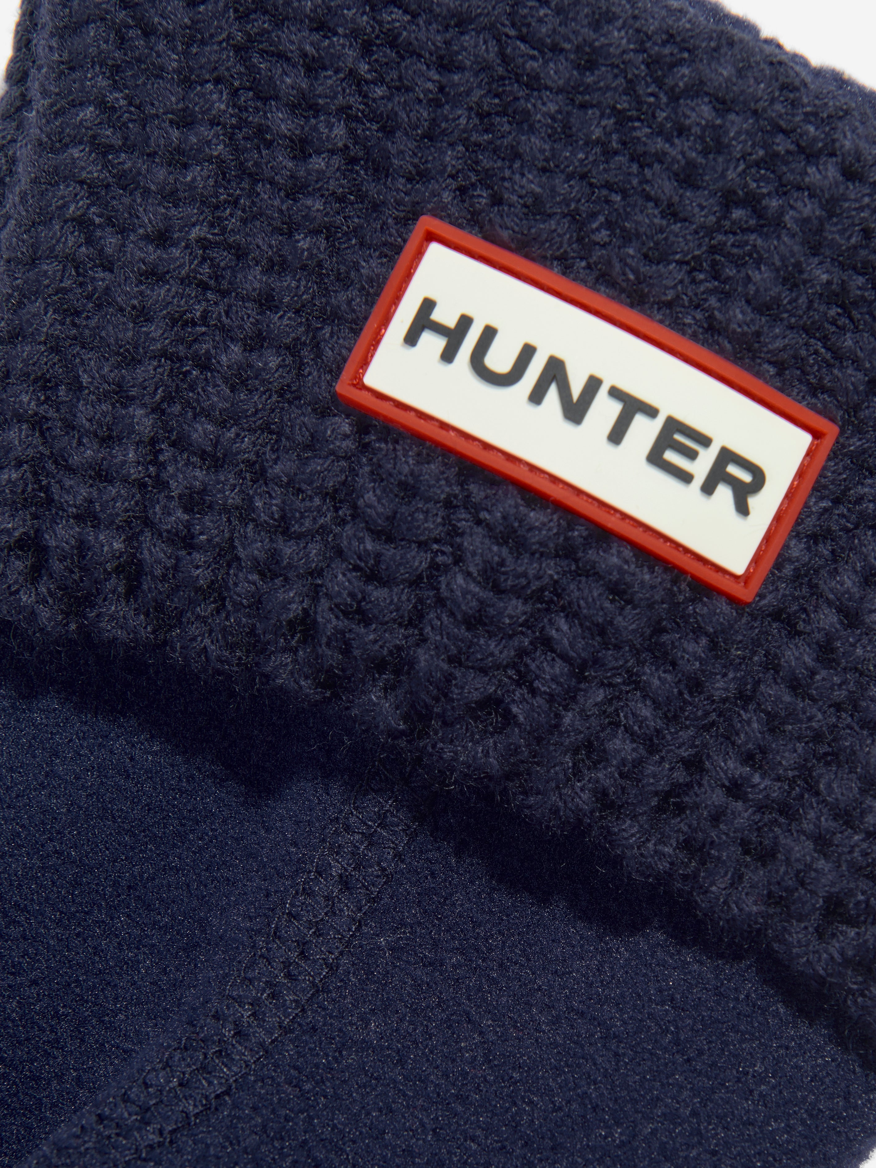Kids Recycled Half Cardigan Boot Socks in Navy