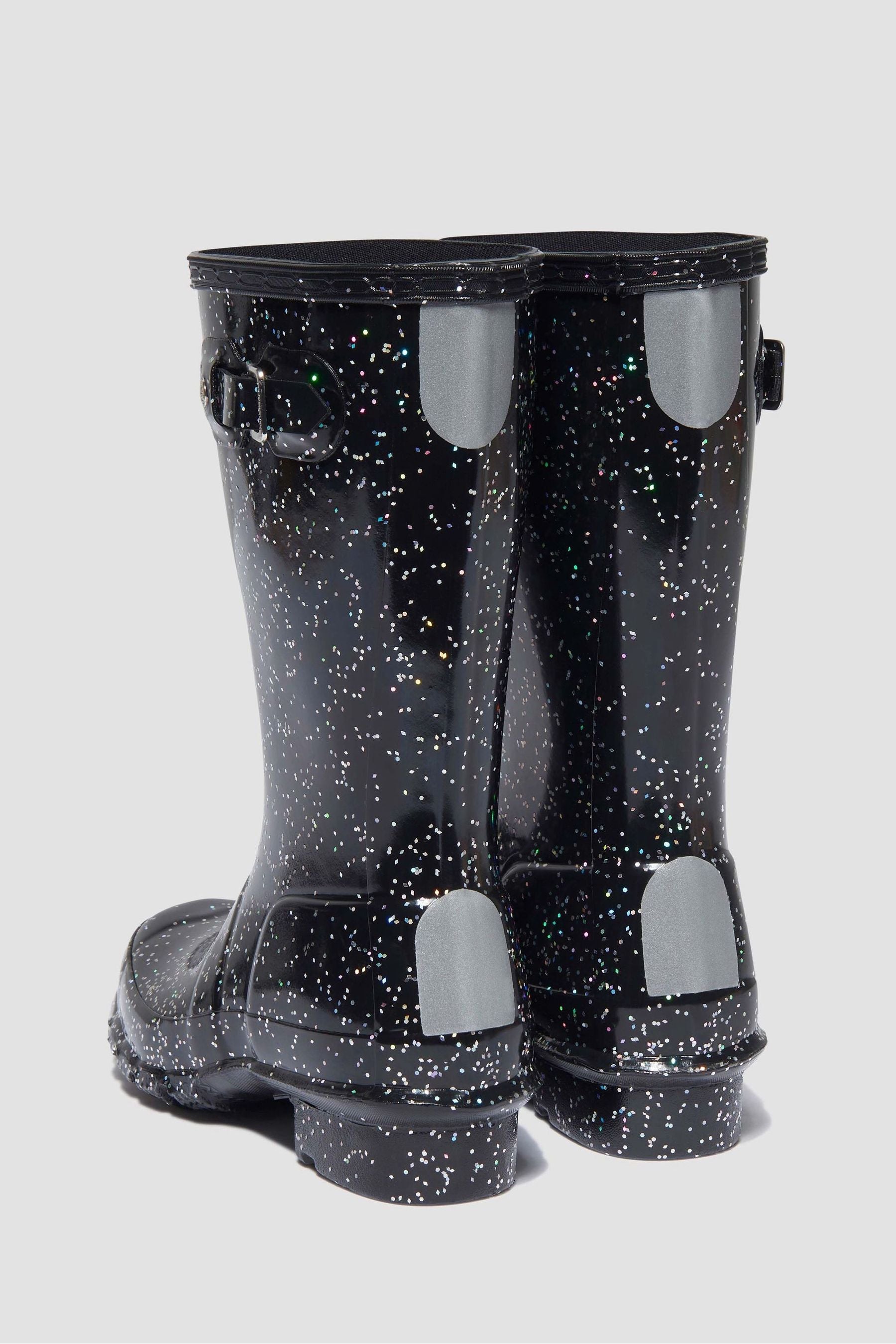 Girls Giant Glitter Wellies