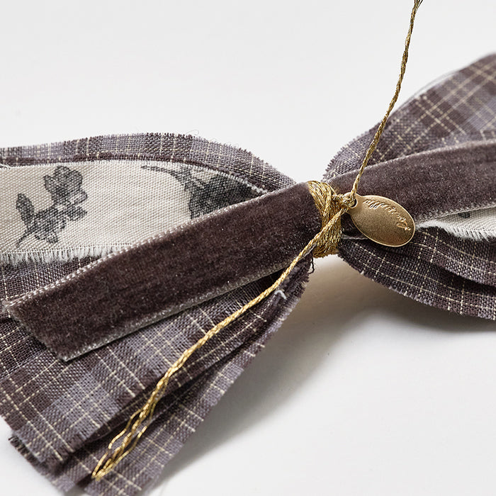 Girls Blue Check Hair Clip
