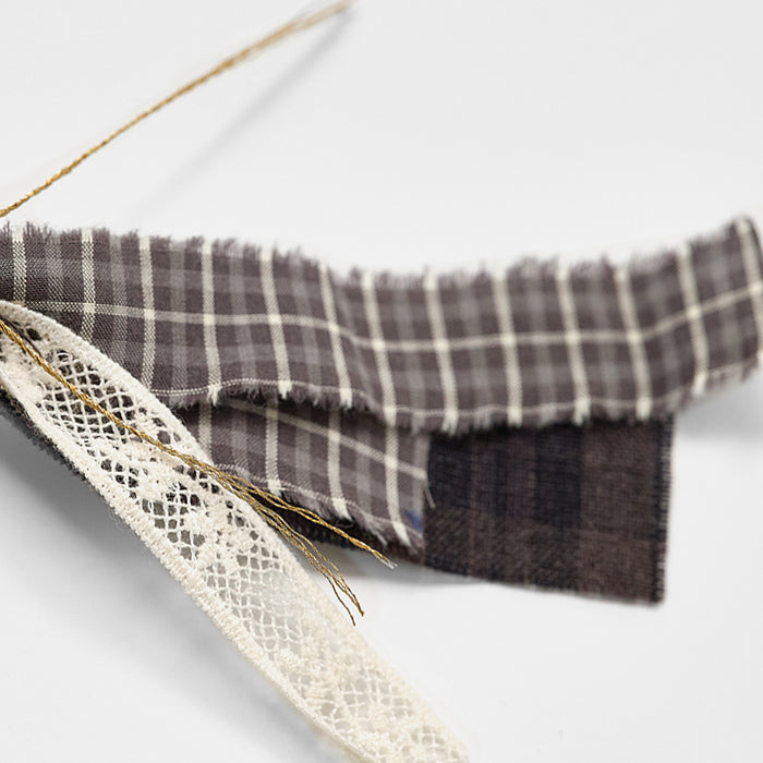 Barrette à cheveux à carreaux verts pour filles