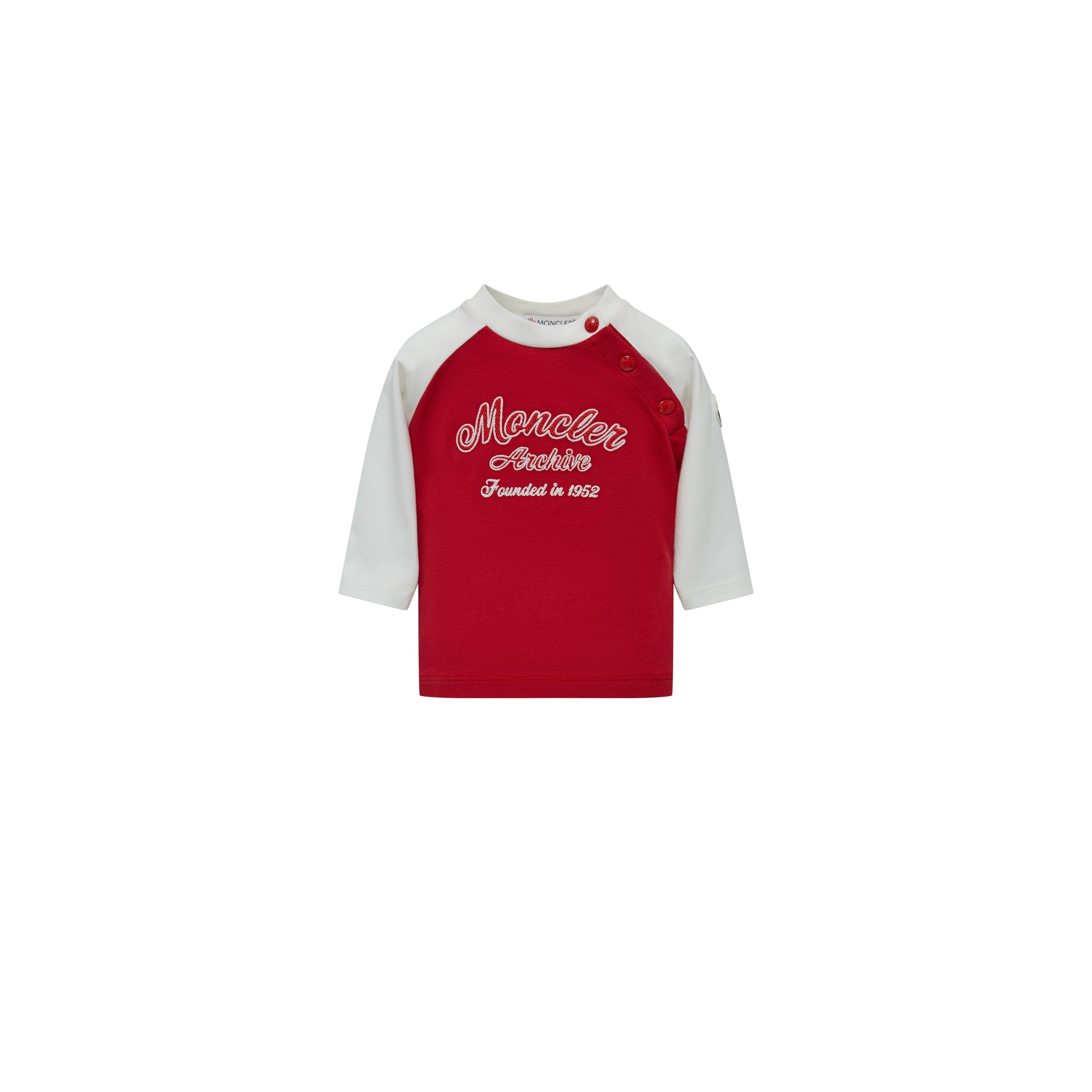 Baby Boys & Girls Red Logo Cotton T-Shirt