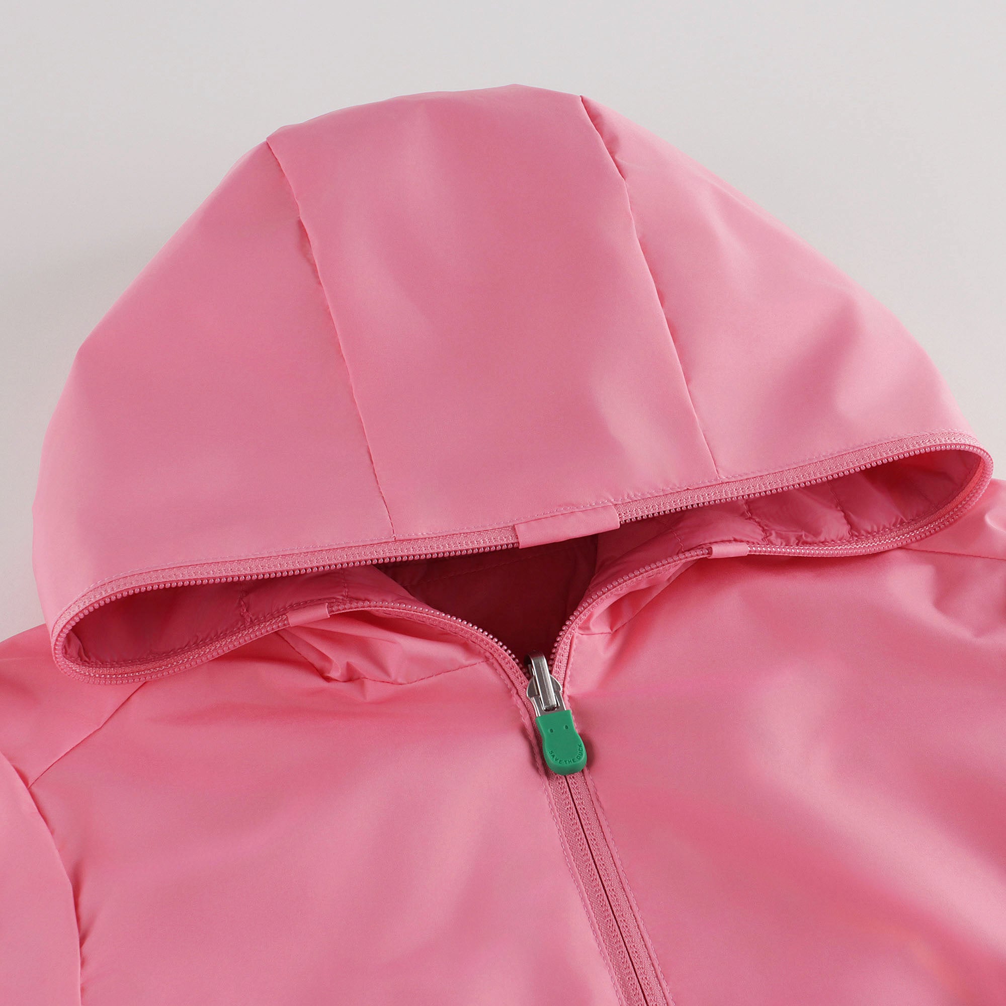 Boys & Girls Pink Hooded Reversible Padded Jacket
