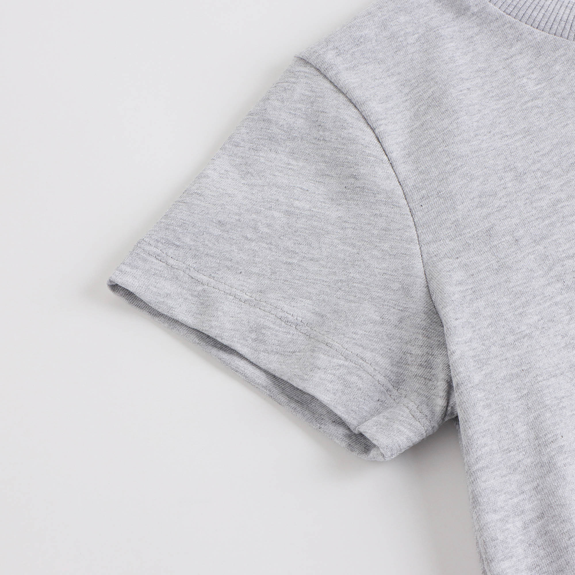 Boys & Girls Grey Cotton T-Shirt
