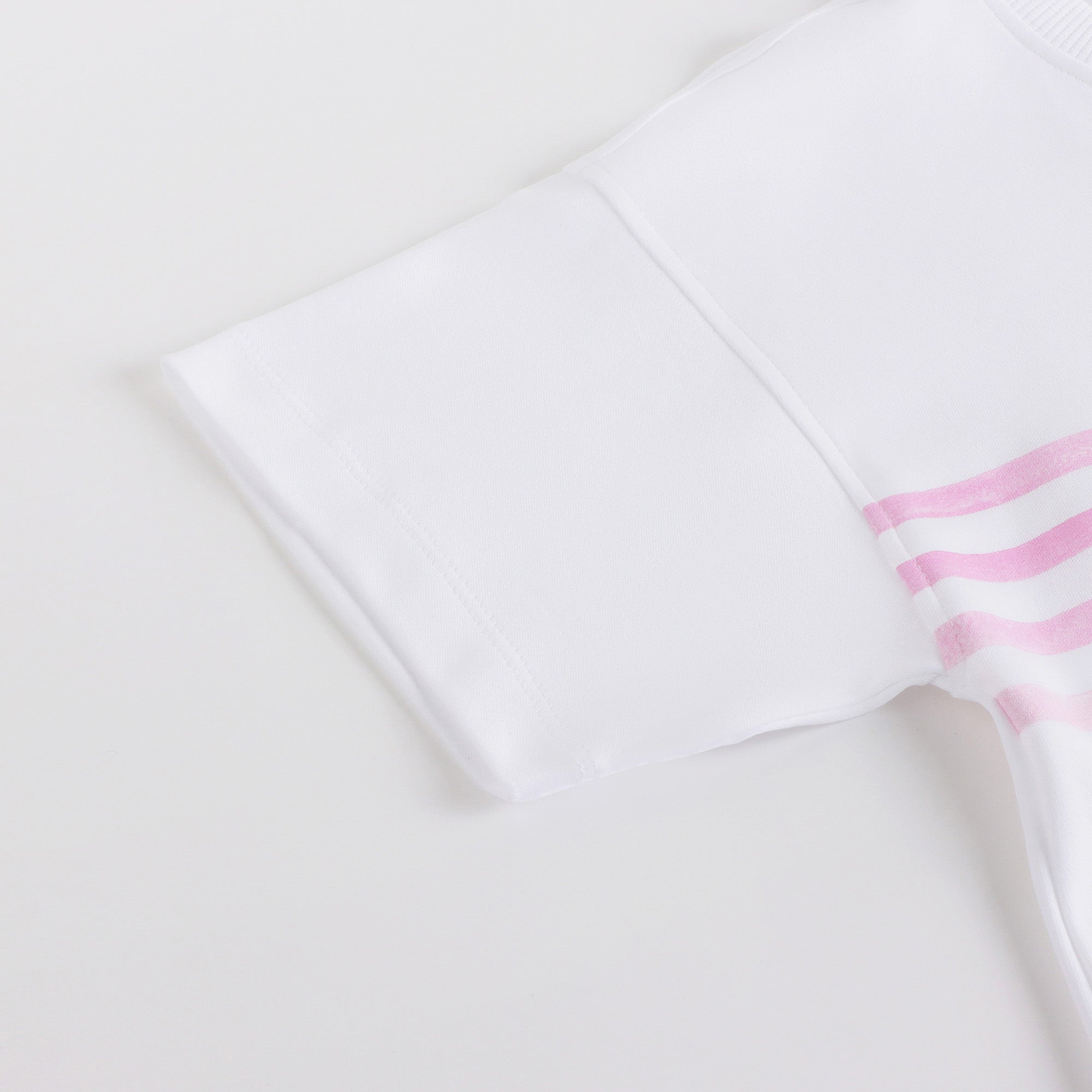 Girls White Cherry Printed Cotton Dress