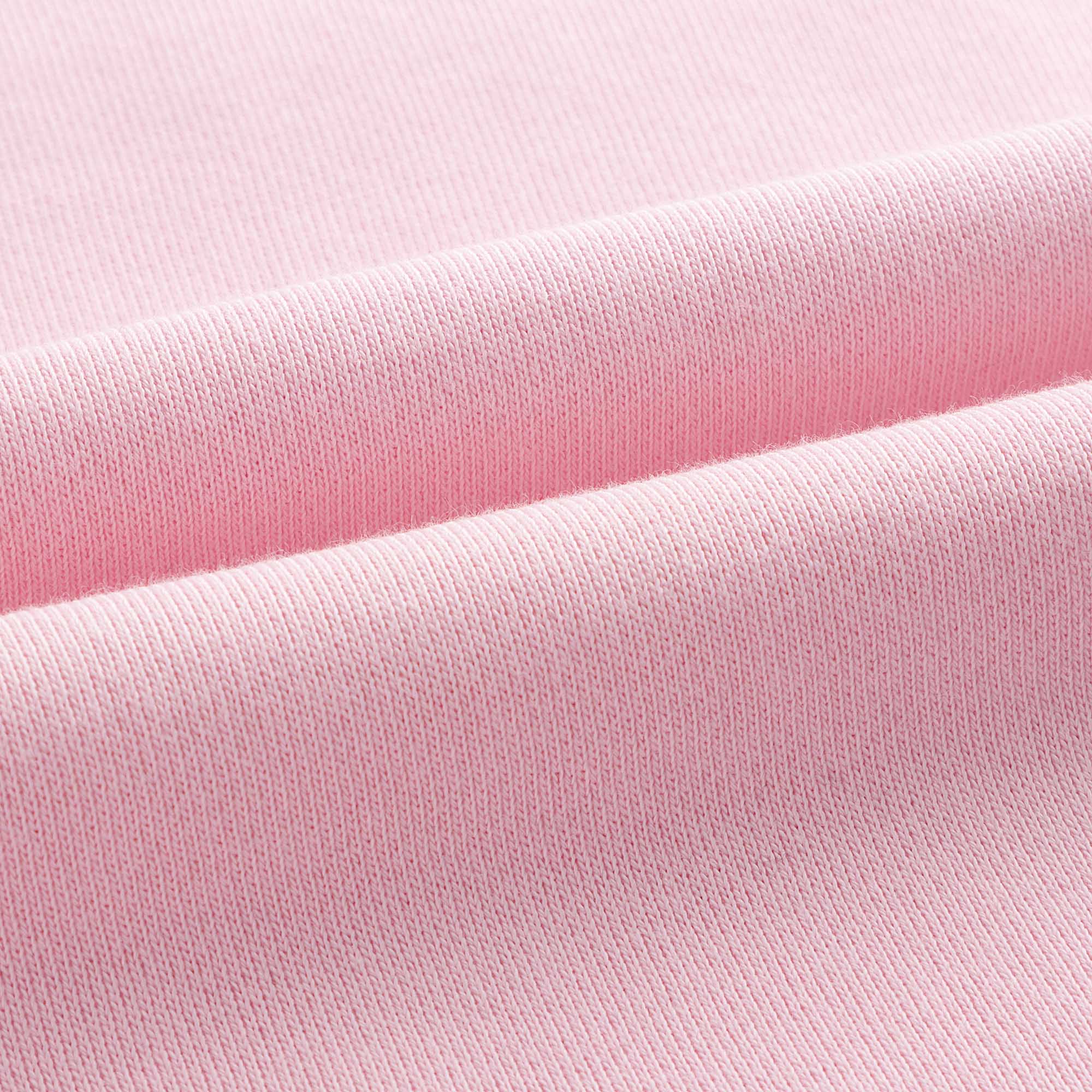 Girls Pink Circular Logo Cotton Dress