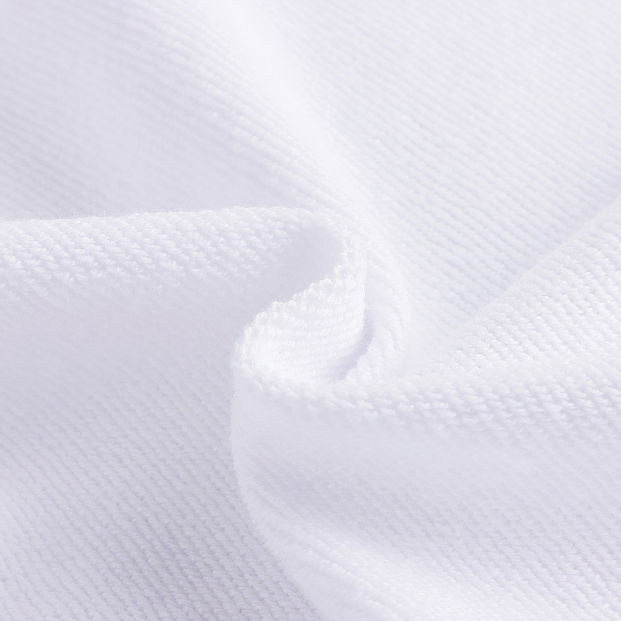 Girls White Circular Logo Cotton Dress