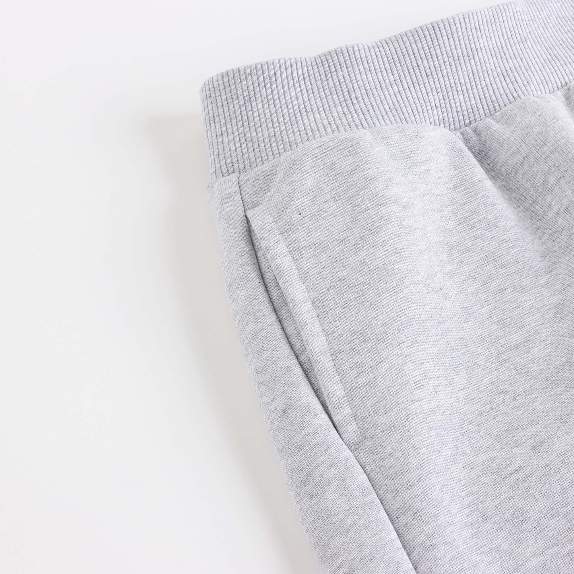 Boys Grey Logo Cotton Shorts