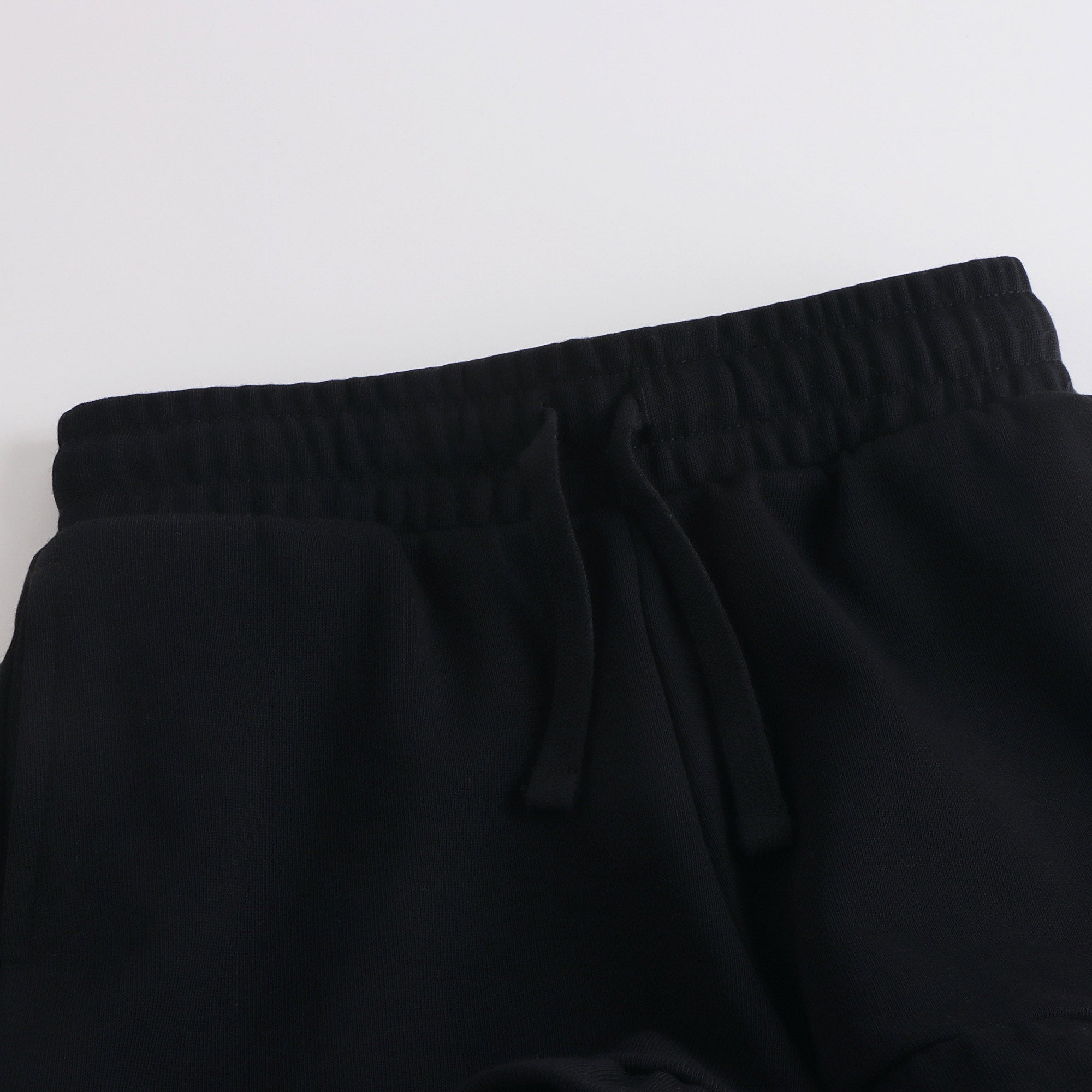 Girls Black Cotton Shorts