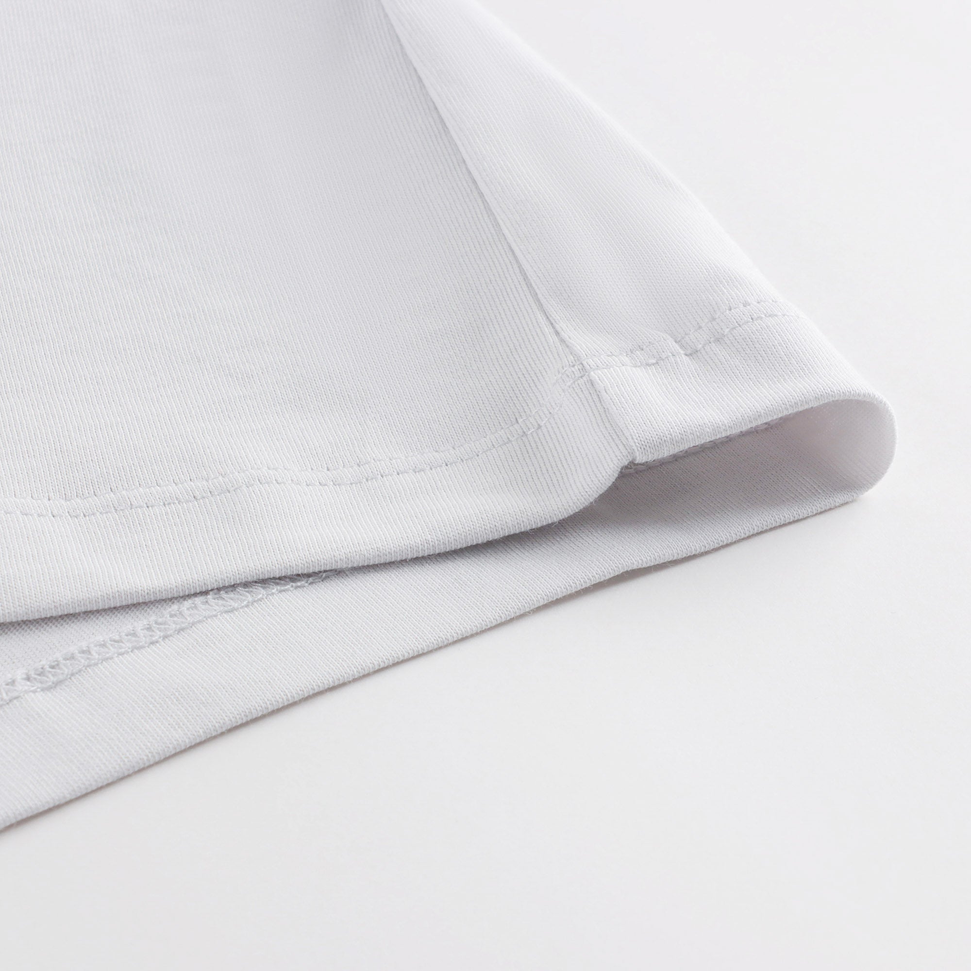Boys Light Grey Logo Cotton T-Shirt