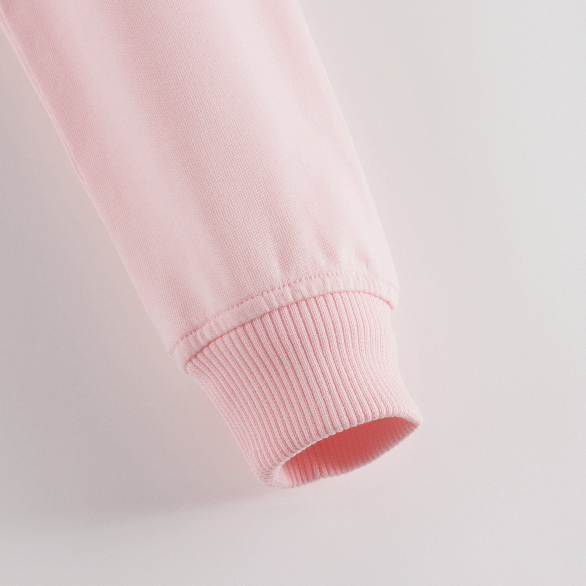 Girls Pink Logo Cotton Sweatshirt