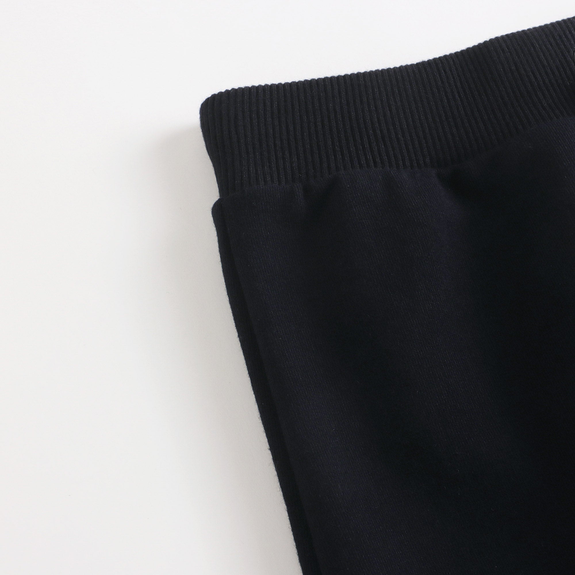 Girls Black Logo Cotton Skirt