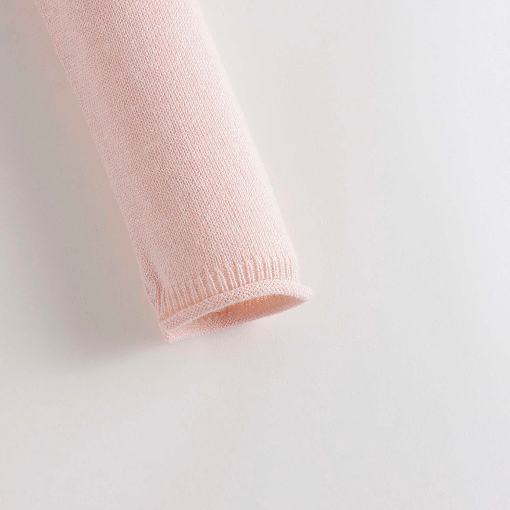 Girls Light Pink Ballet Sweater(DE674/047)