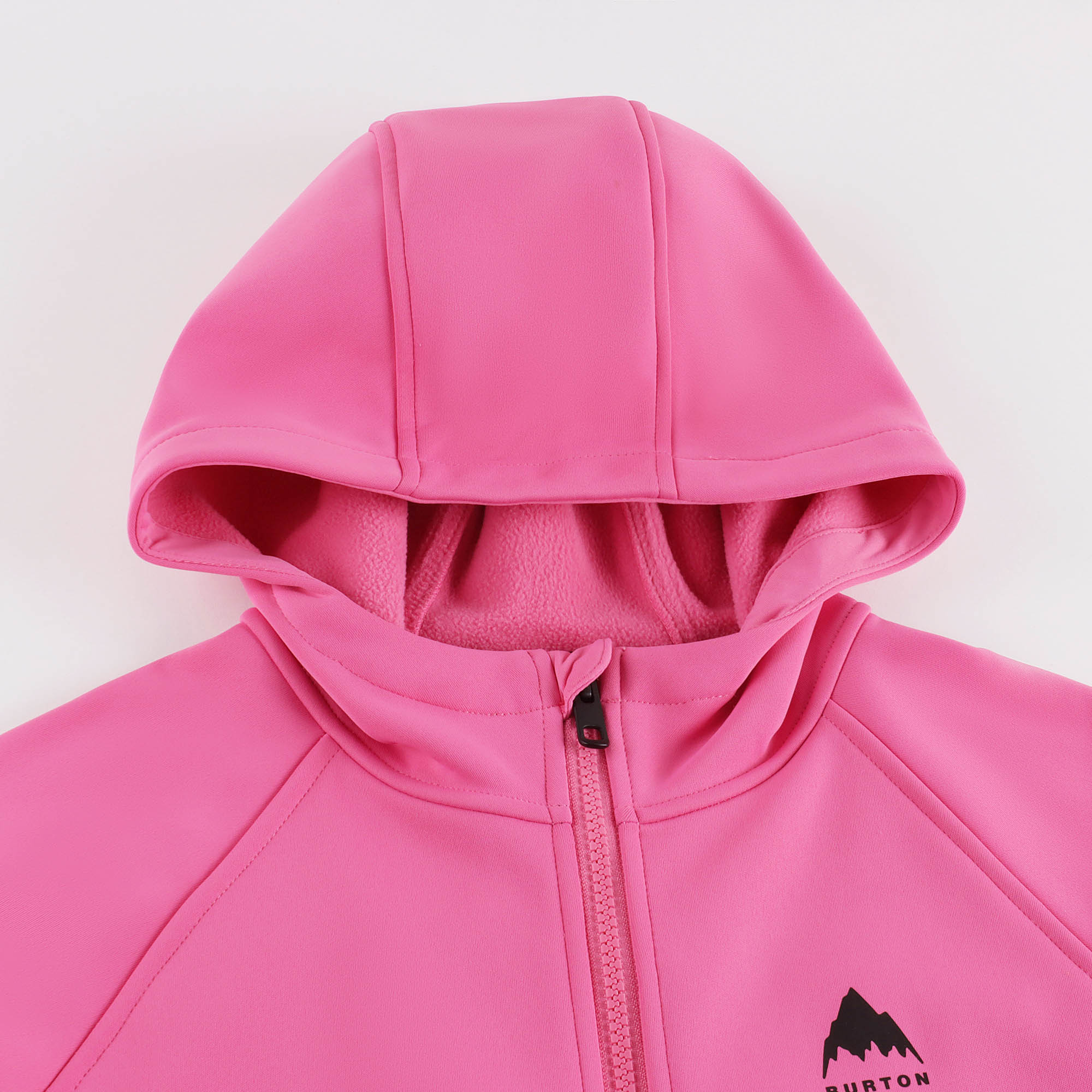 Girls Pink Zip-Up Top