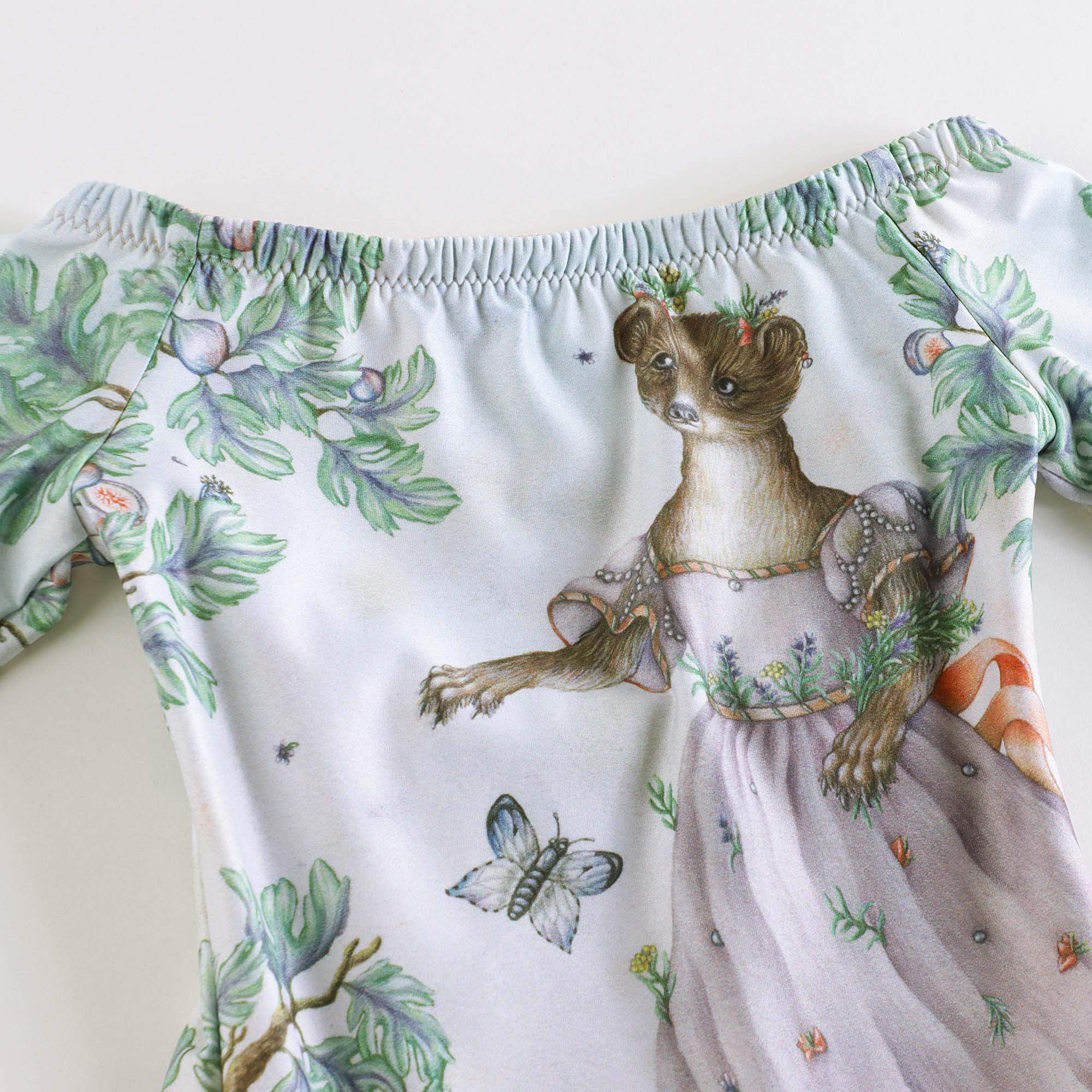 Girls Multicolor Ballet Onesies