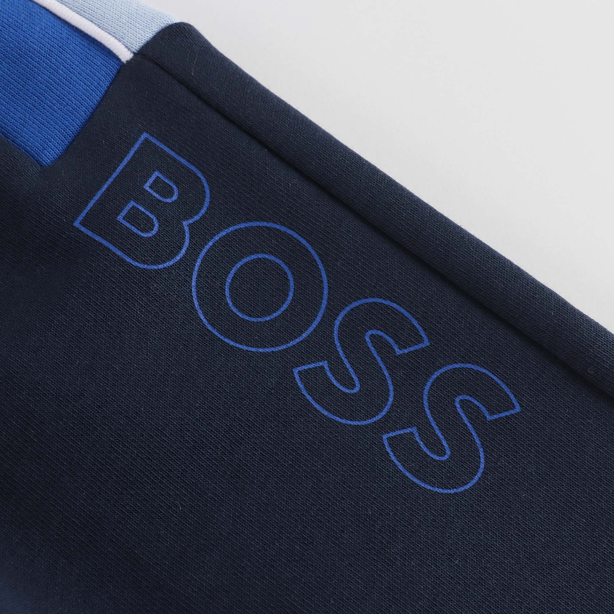 Boys Blue Cotton Trousers