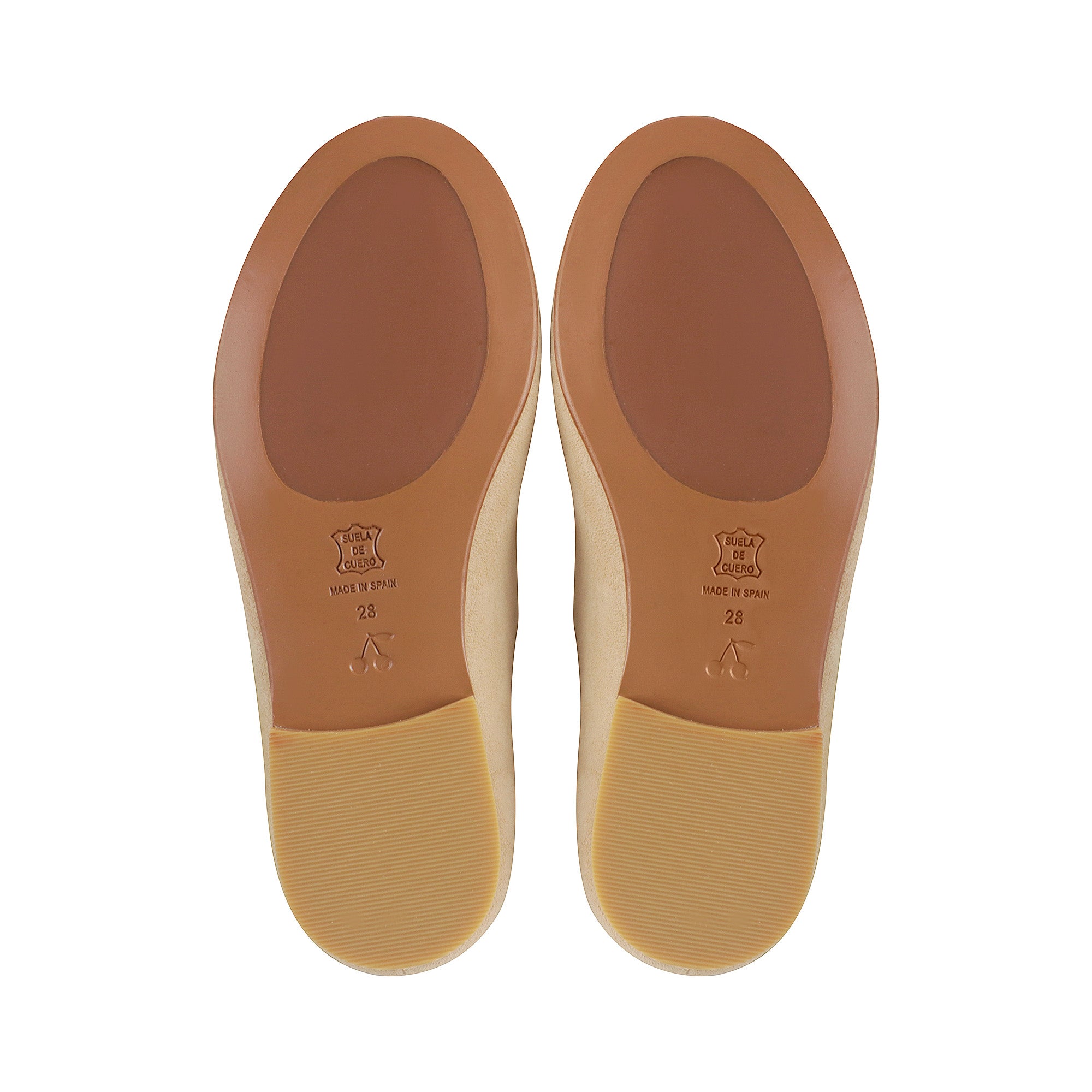 Girls Beige Flat Shoes