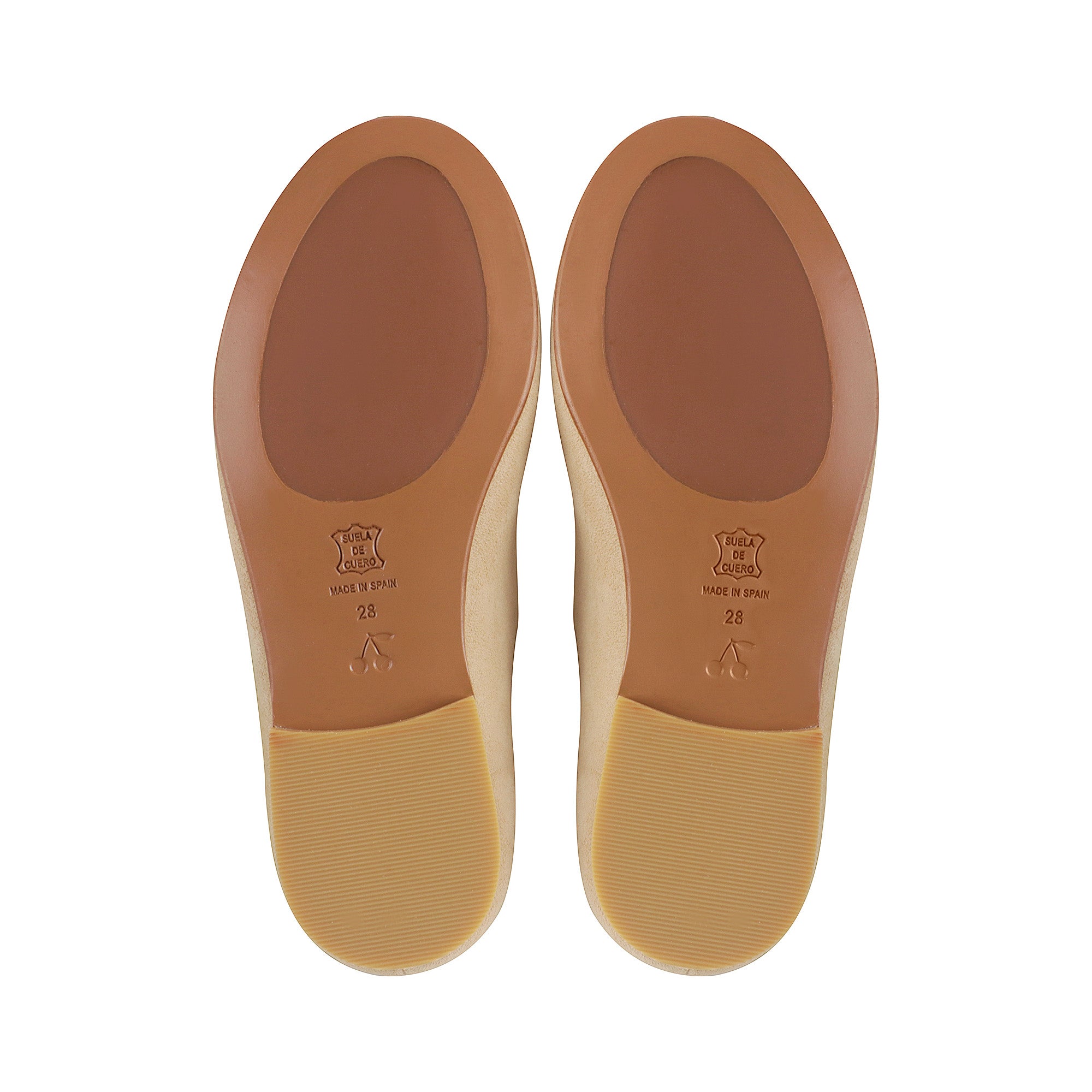 Girls Beige Flat Shoes