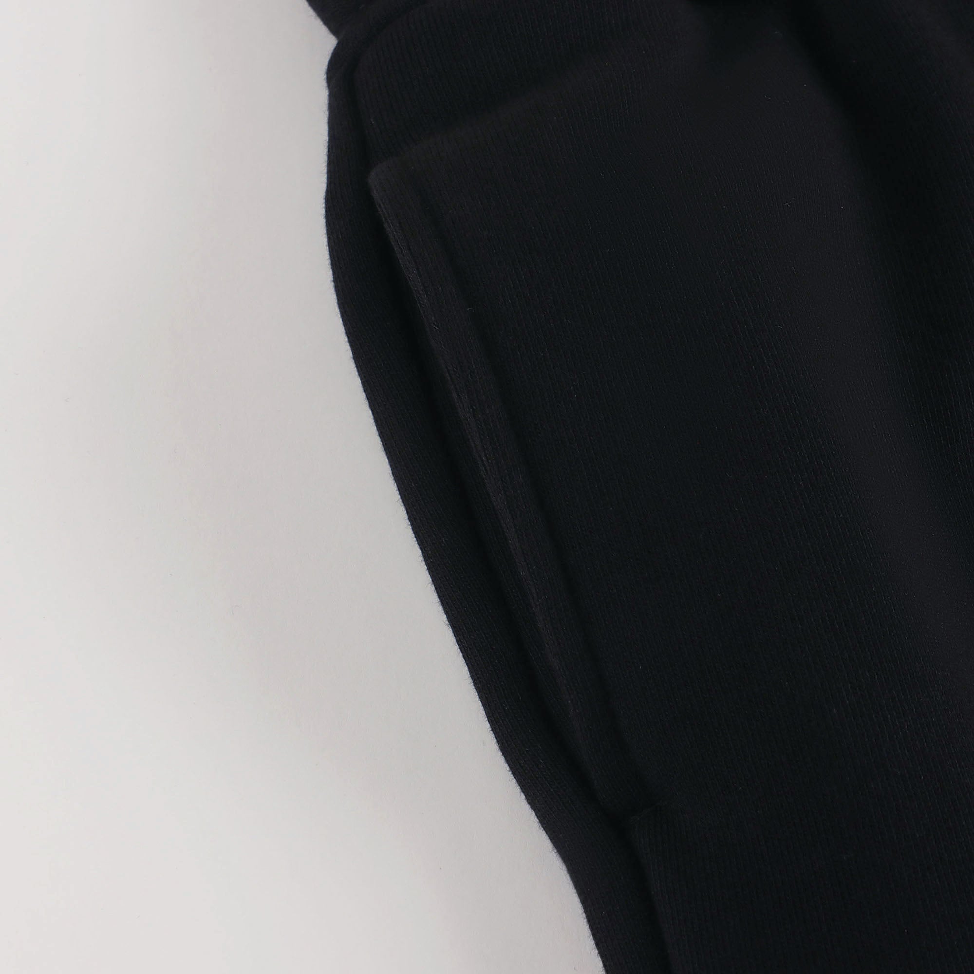 Girls Black Logo Cotton Trousers