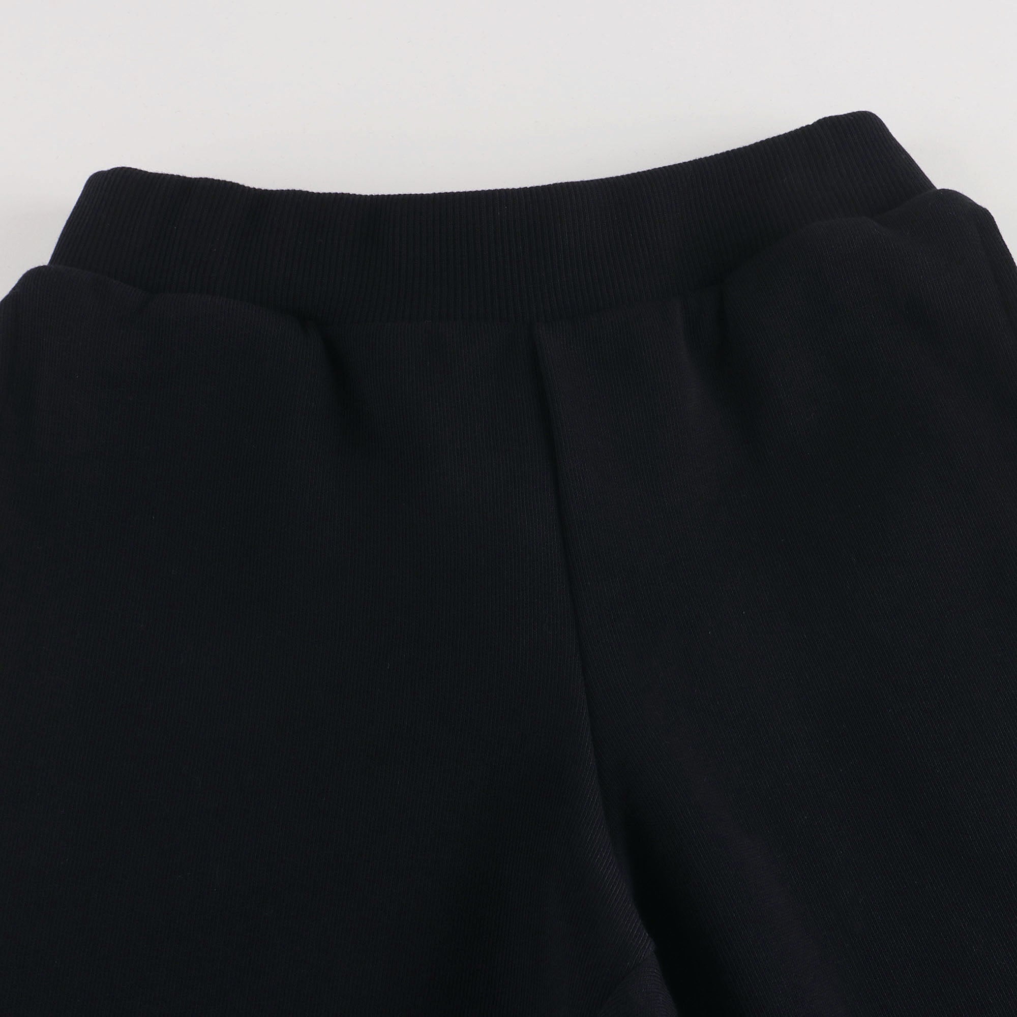 Boys & Girls Black Cotton Trousers