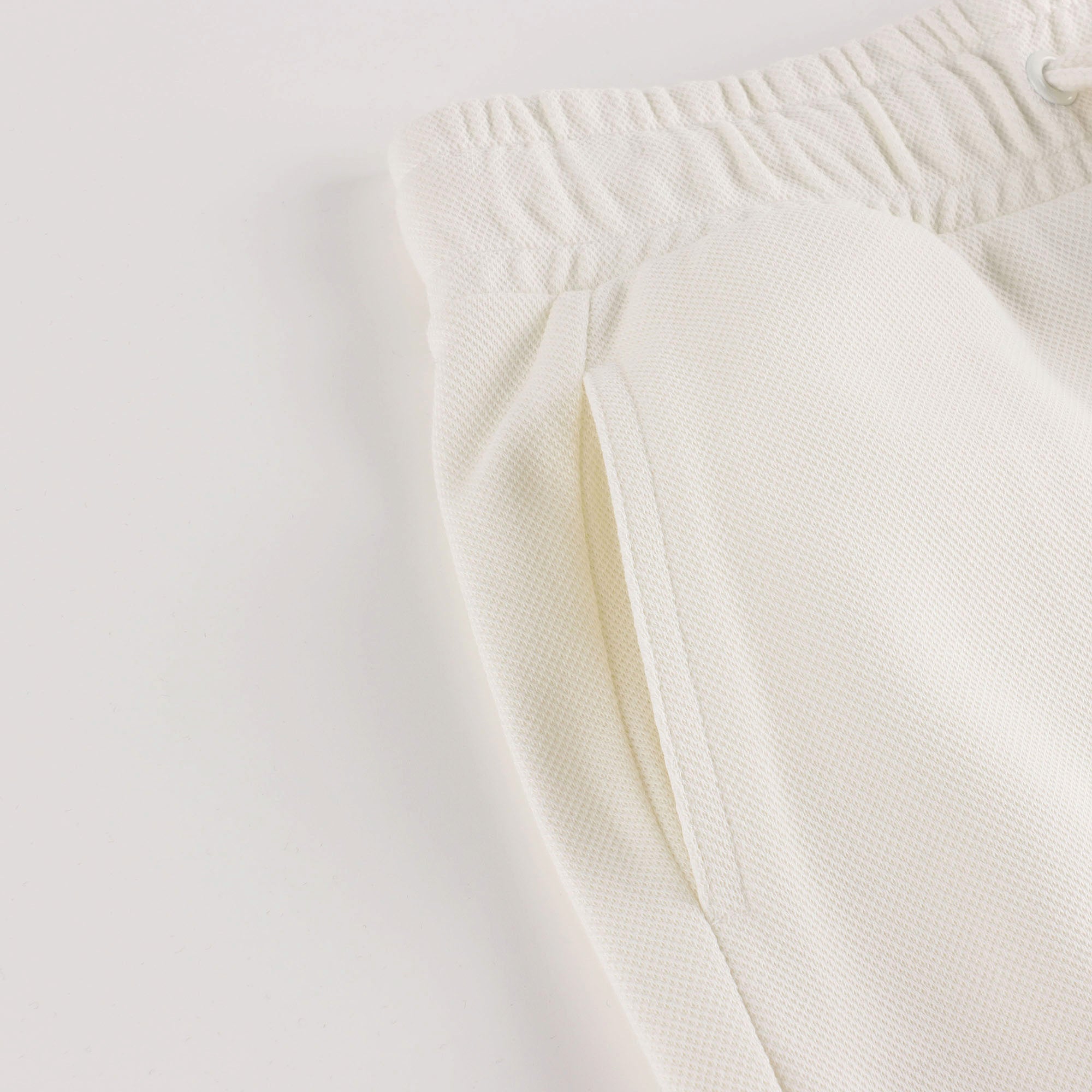 Boys & Girls Cream Cotton Trousers