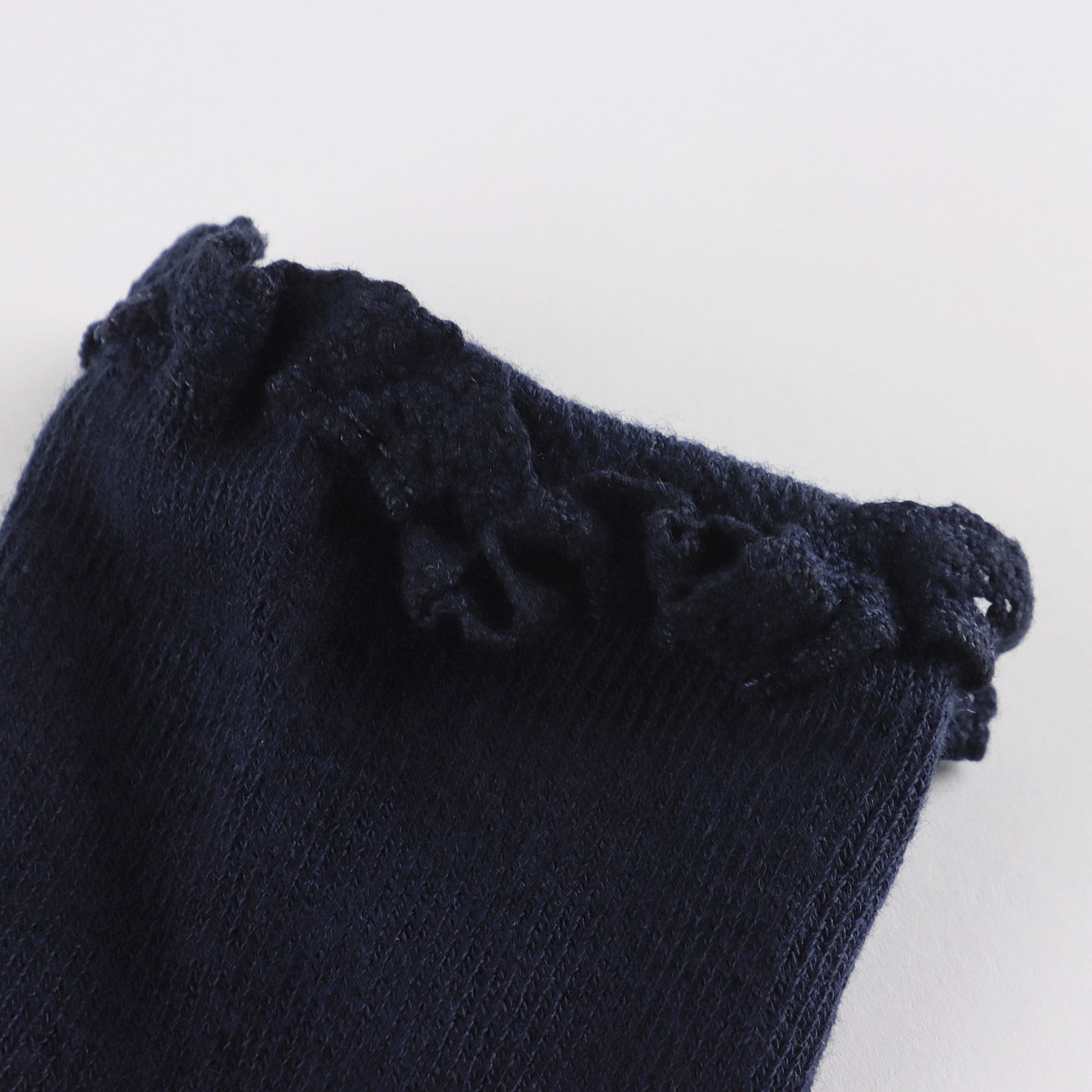 Girls Black Cotton Socks