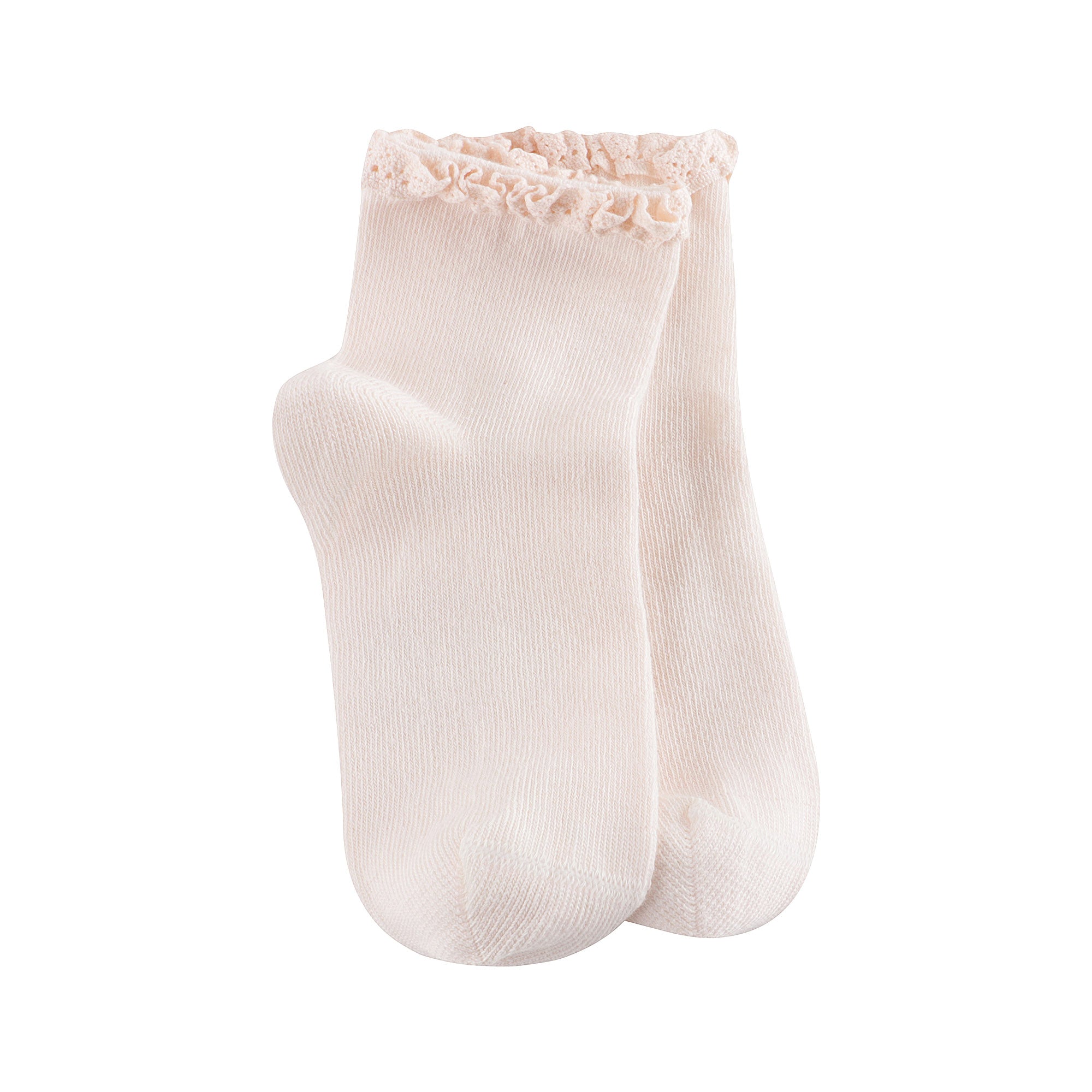 Girls Pink Cotton Socks