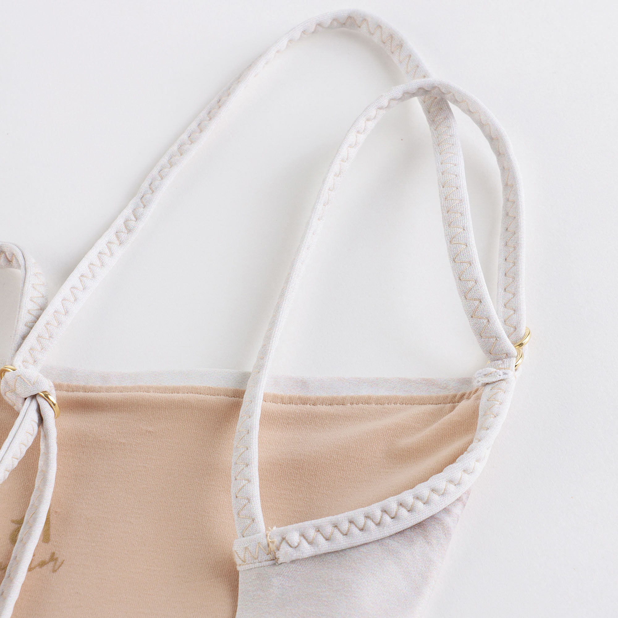 Girls White Cat Ballet Onesies(J231LE33VL/cream)