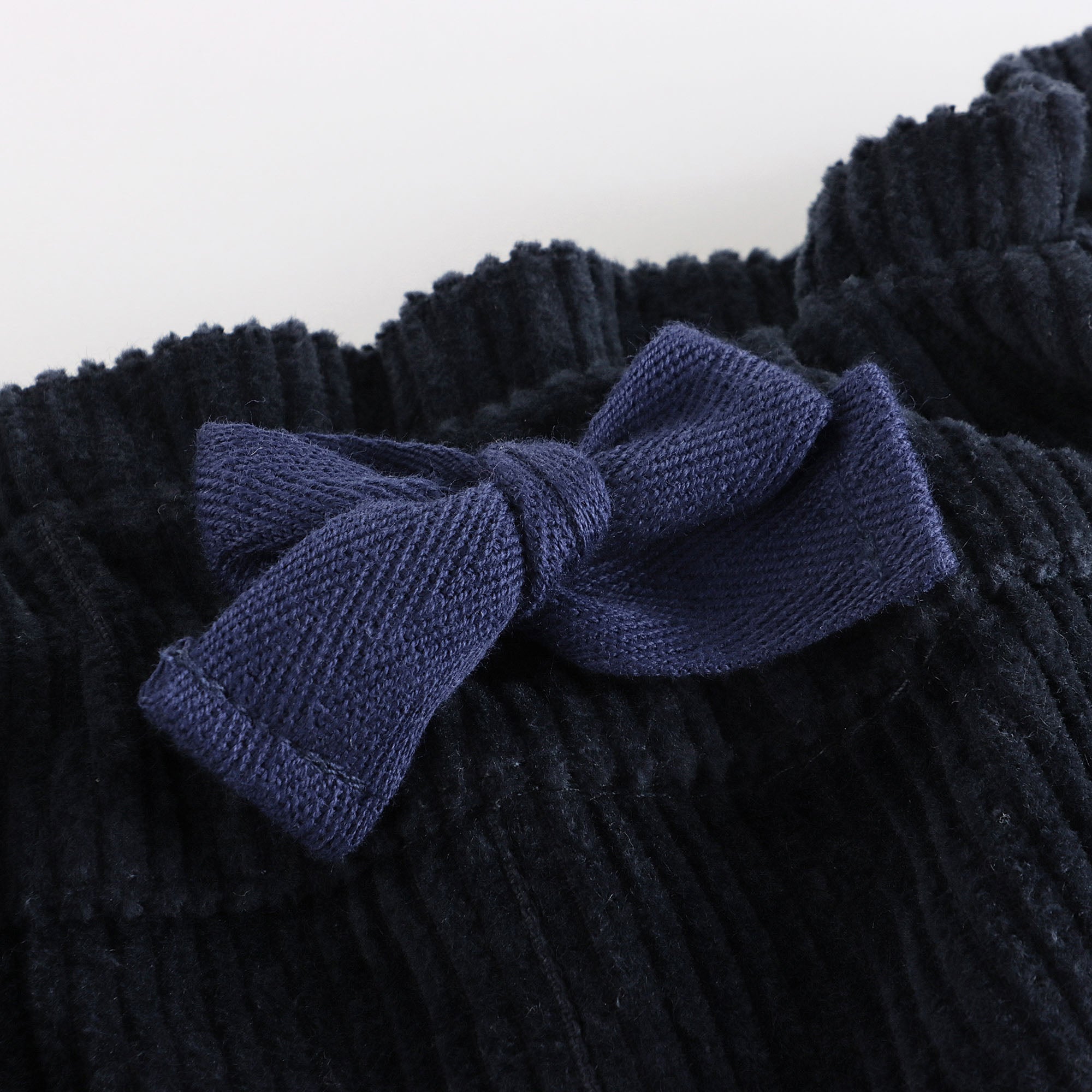 Girls Dark Navy Corduroy Shorts