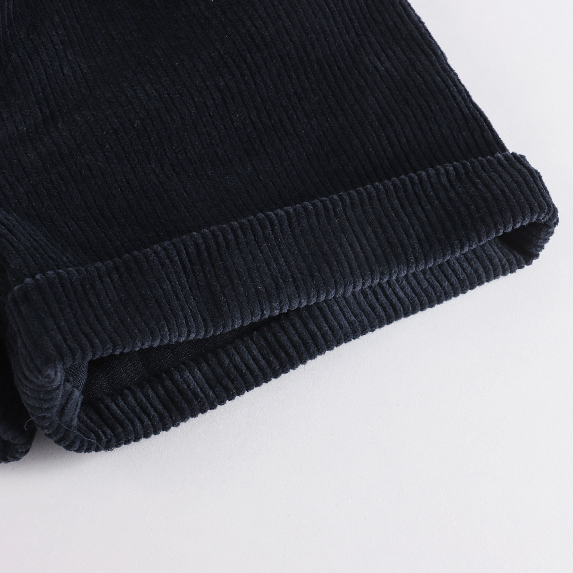 Girls Dark Navy Corduroy Shorts