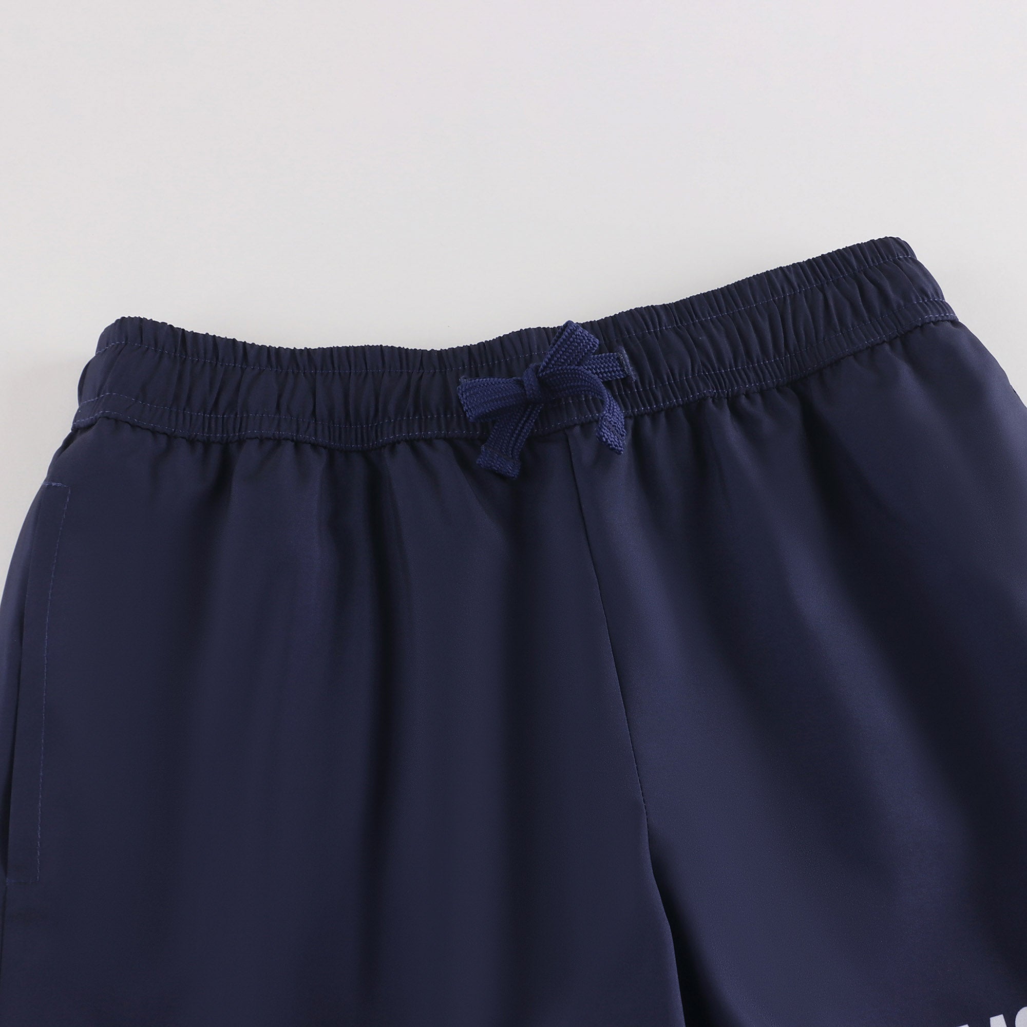 Boys Navy Logo Swim Shorts