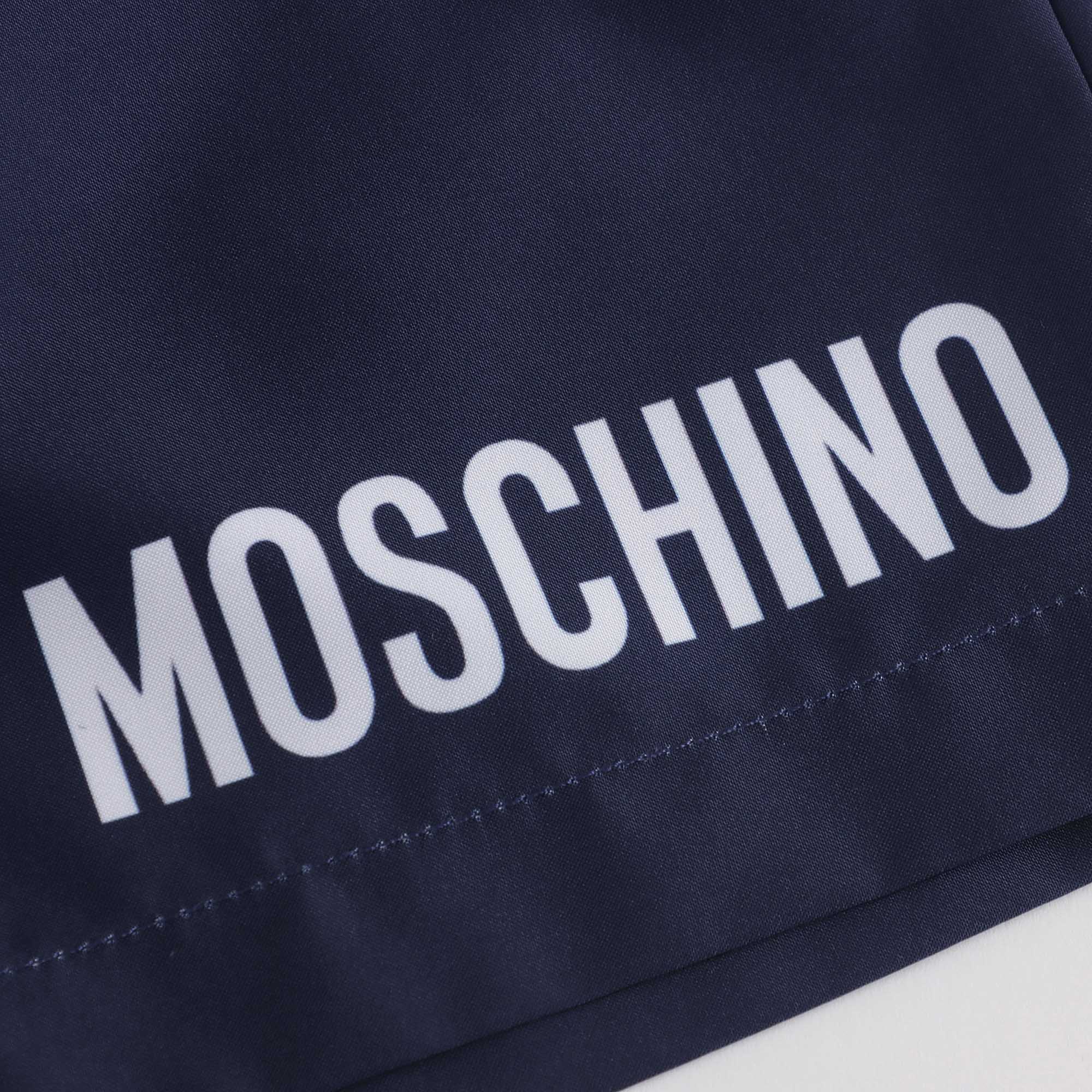 Boys Navy Logo Swim Shorts
