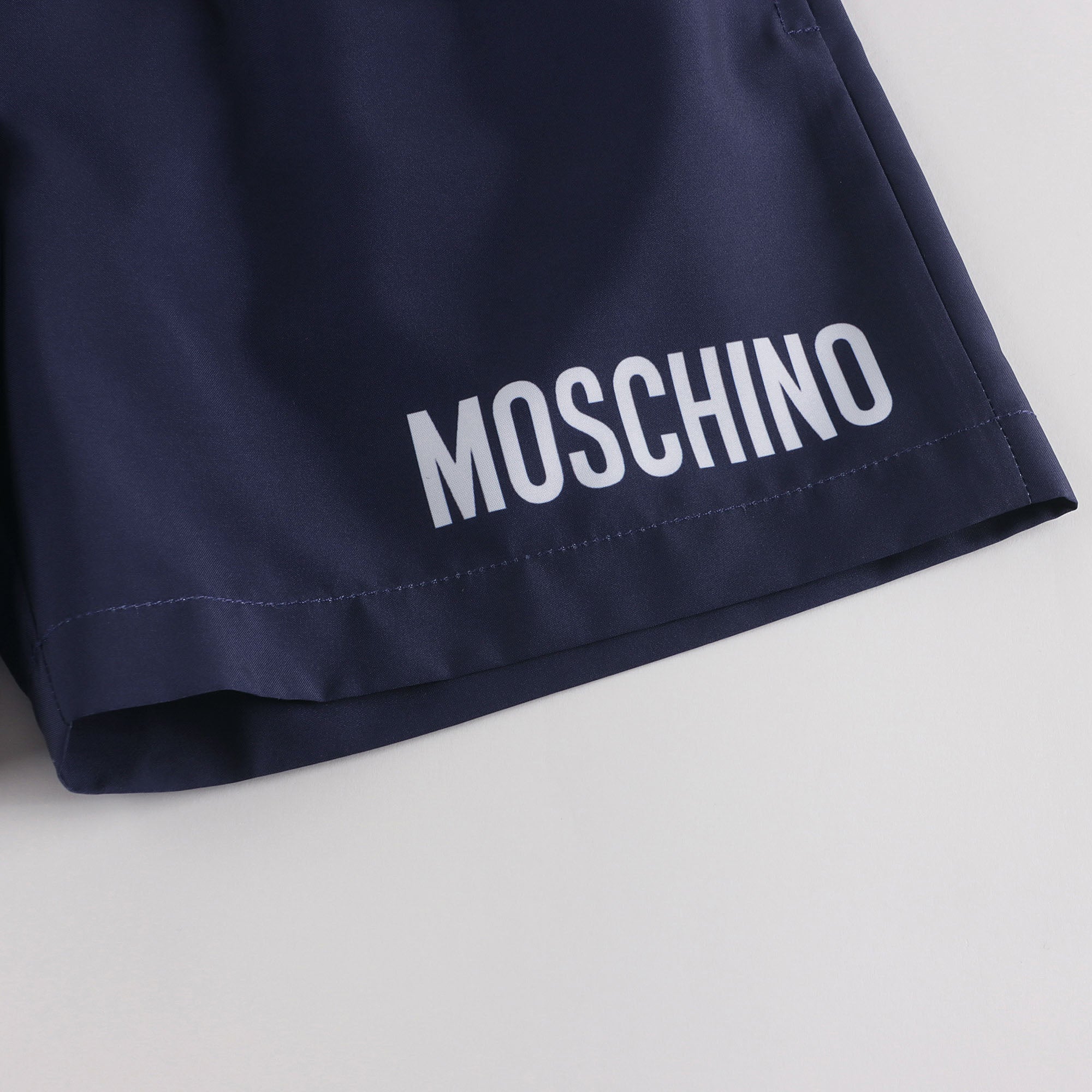 Boys Navy Logo Swim Shorts