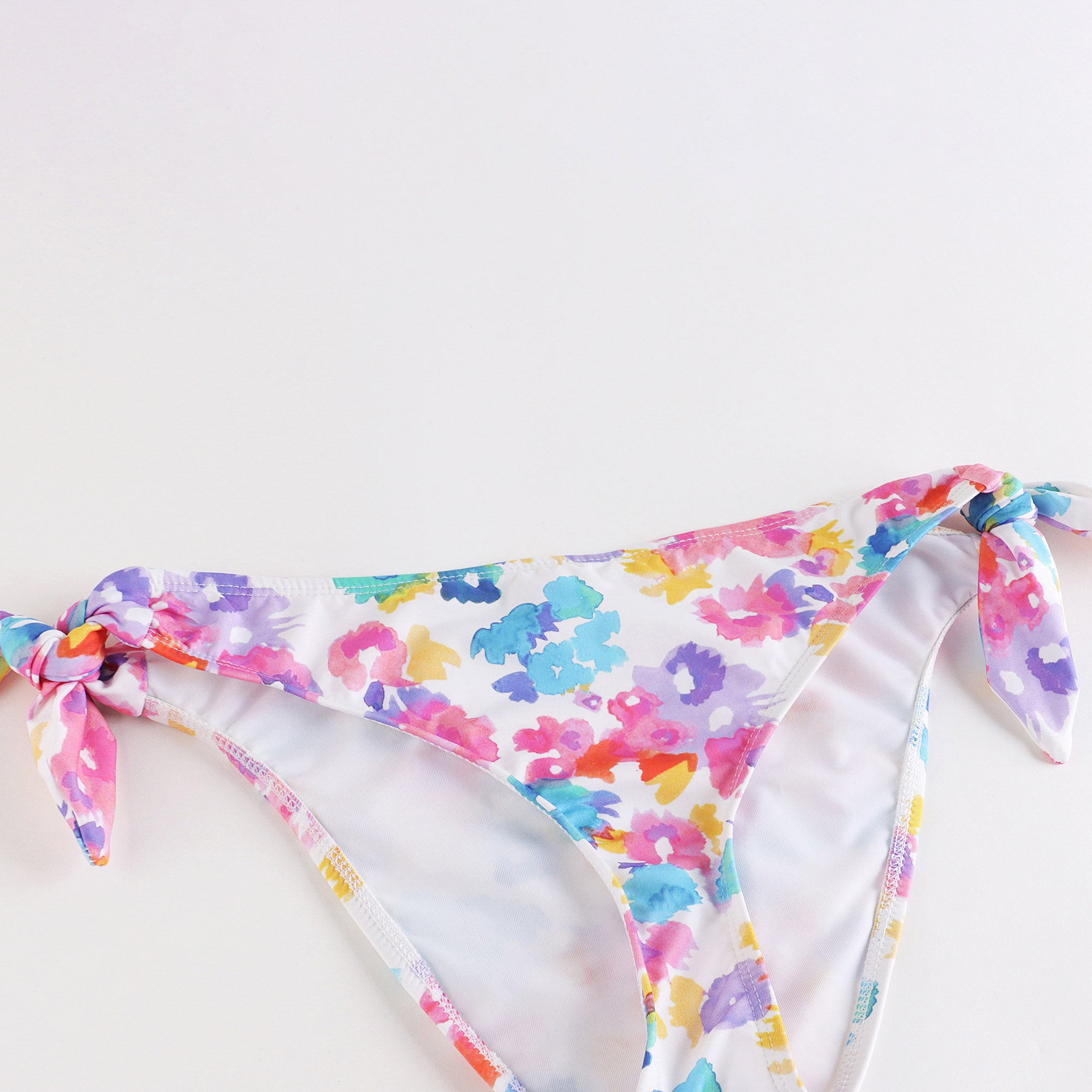 Girls Pink Floral Swimsuit