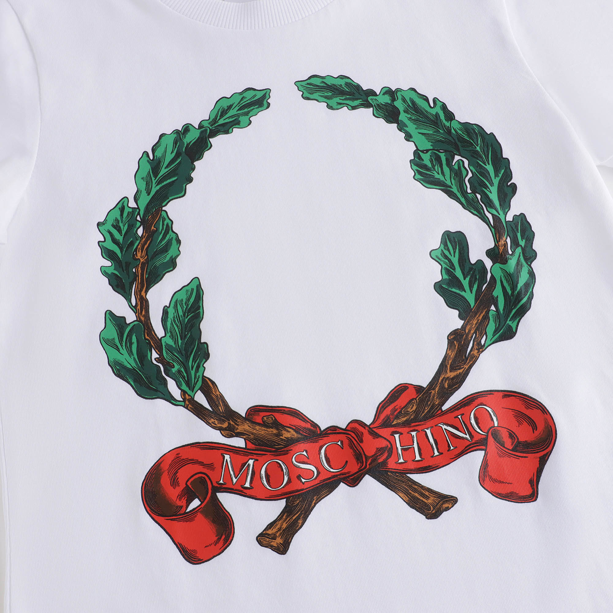 Boys & Girls White Cotton T-Shirt