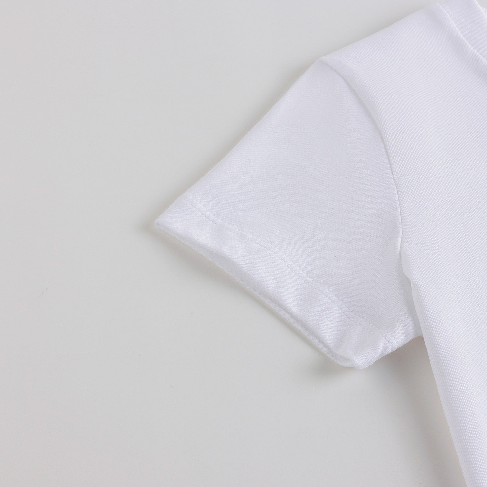 Boys & Girls White Cotton T-Shirt