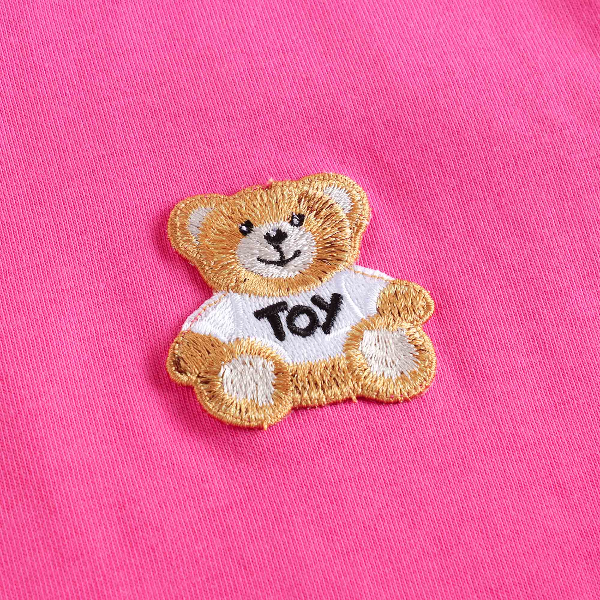 Boys & Girls Bright Pink Cotton T-Shirt