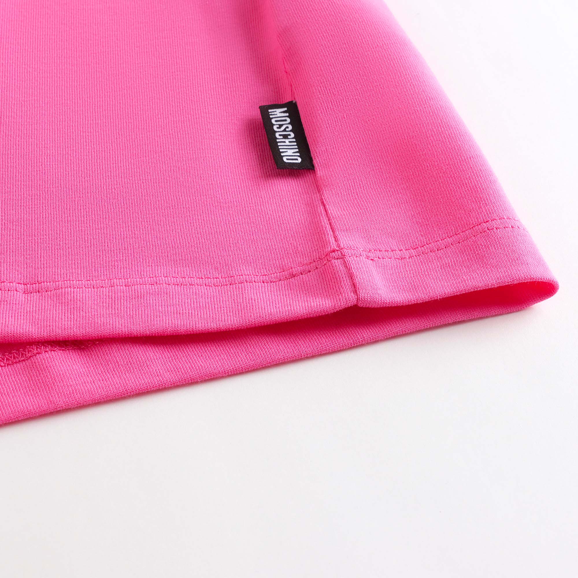 Boys & Girls Bright Pink Cotton T-Shirt