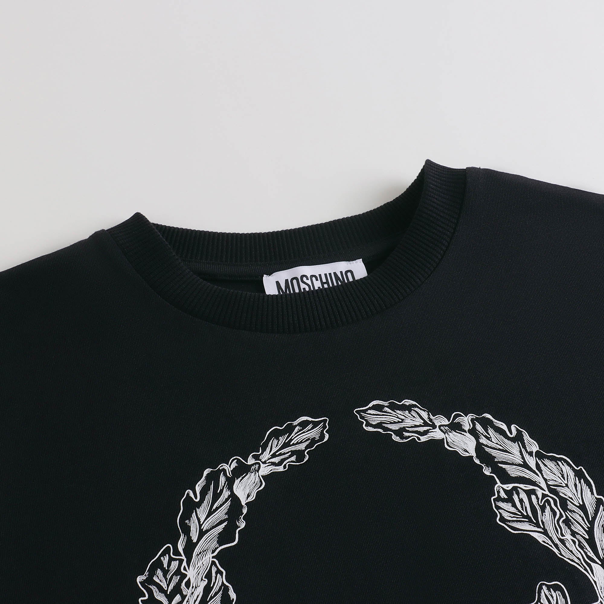 Boys & Girls Black Cotton T-Shirt
