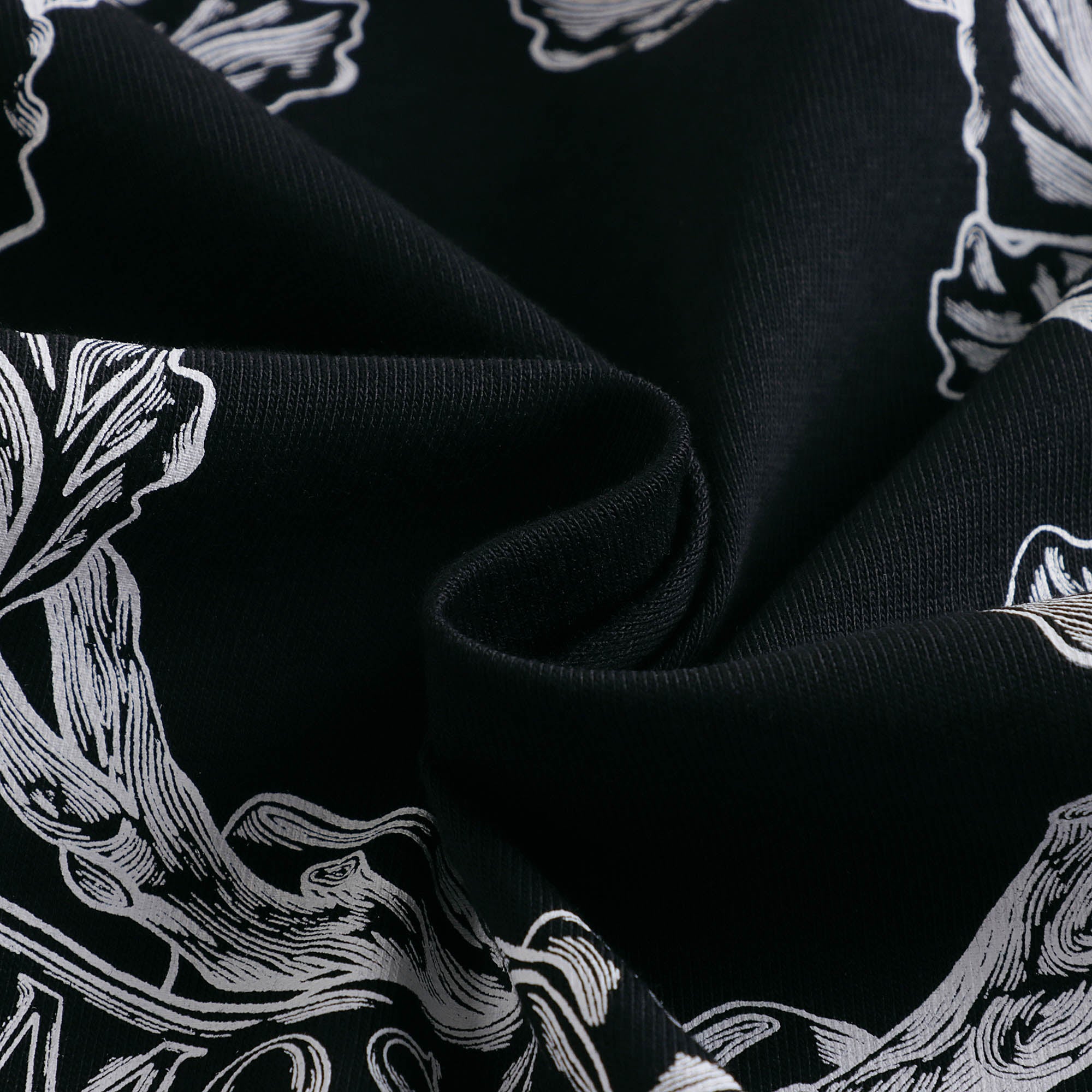 Boys & Girls Black Cotton T-Shirt