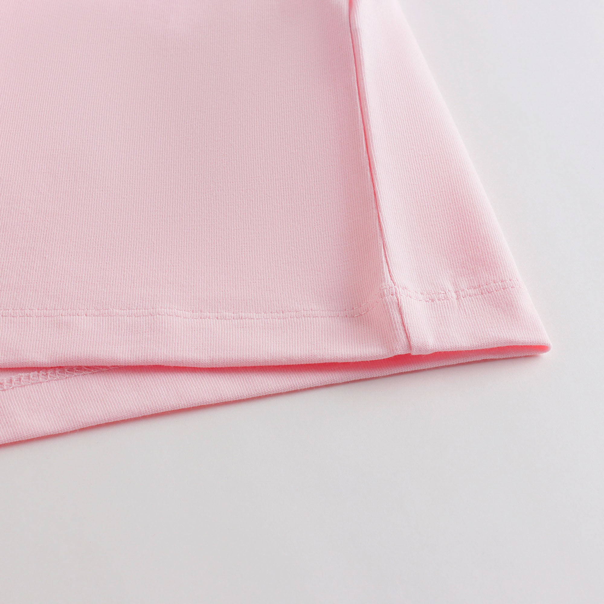 Girls Pink Logo Cotton Dress