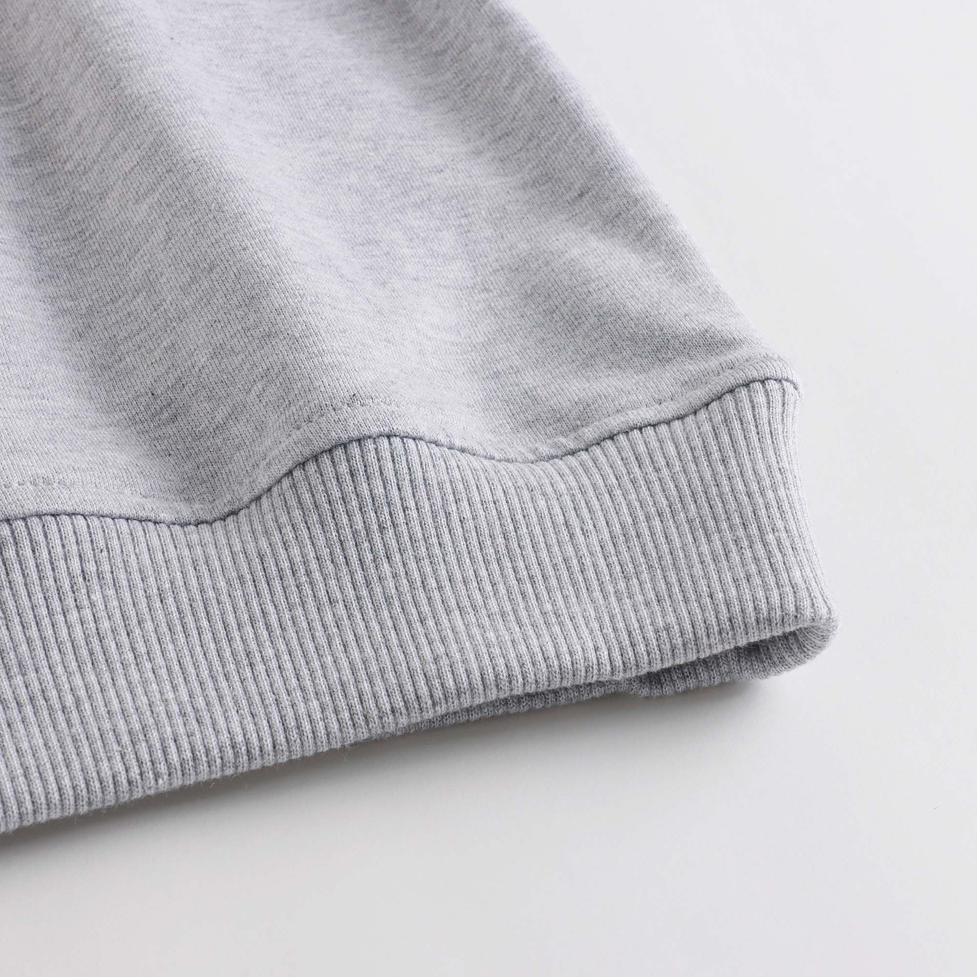 Boys & Girls Grey Printed Cotton Sweatshirt