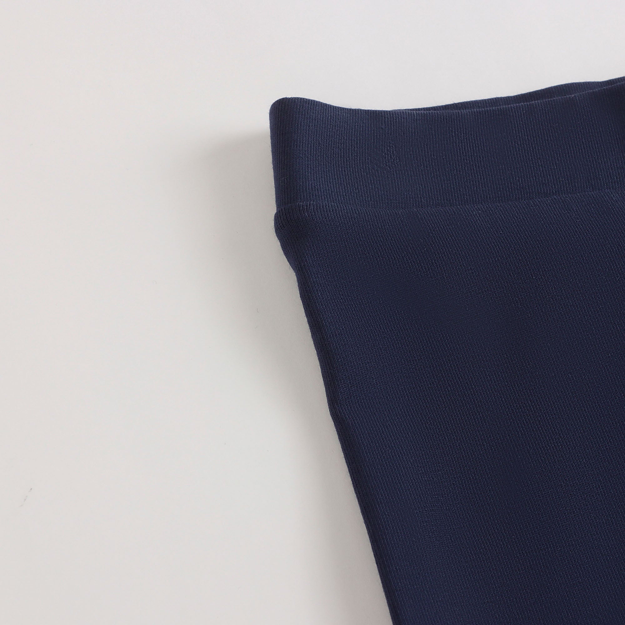Girls Navy Cotton Shorts